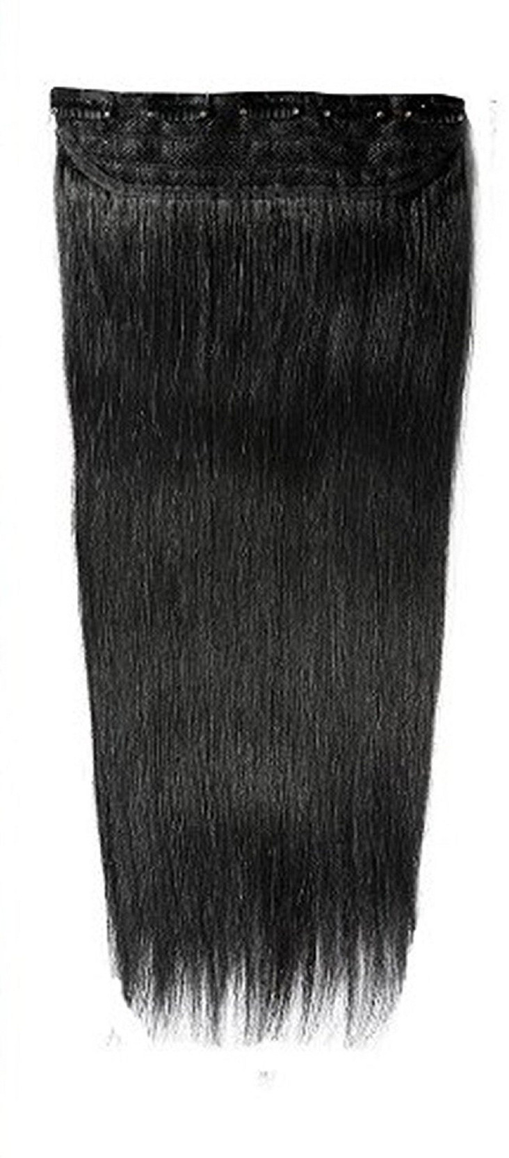 Confidence Clip On Real Human Extensions 50 Grams 30 Inch Black