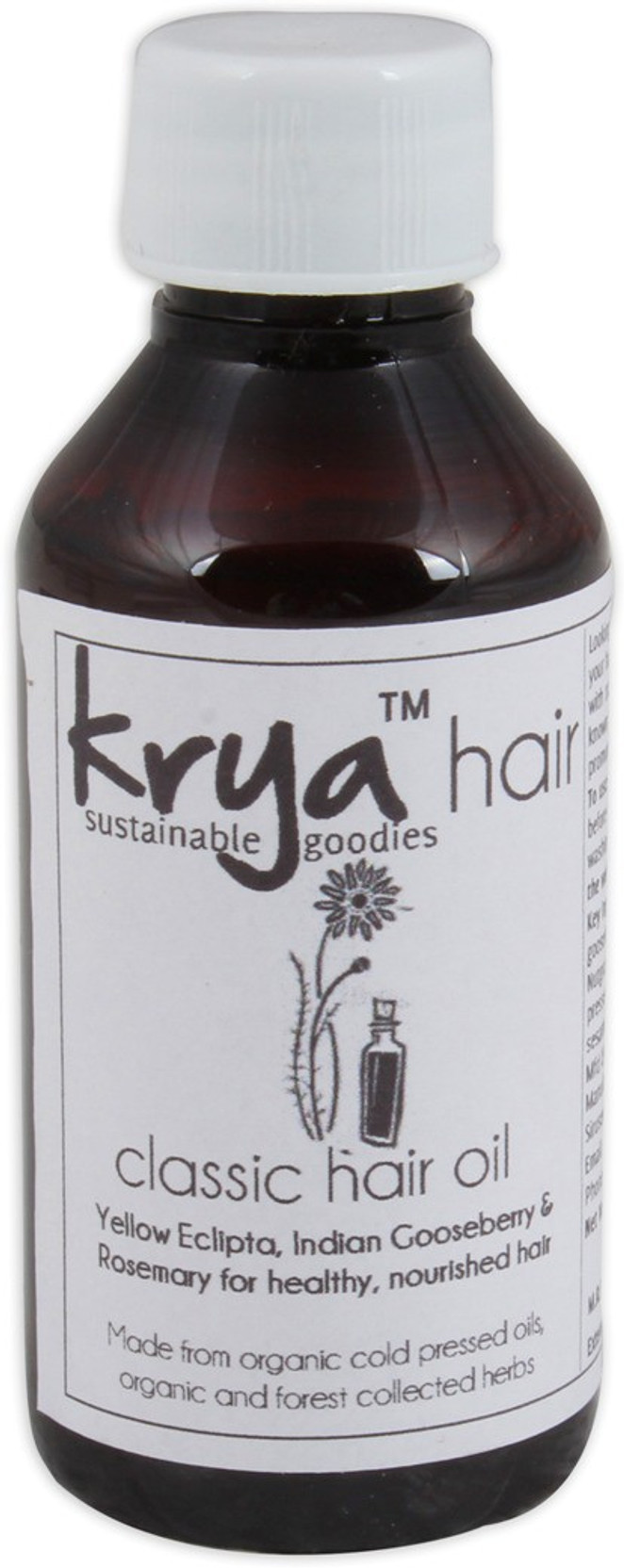 Krya Classic Hair Oil For Oily Scalp Hair Thinning Premature