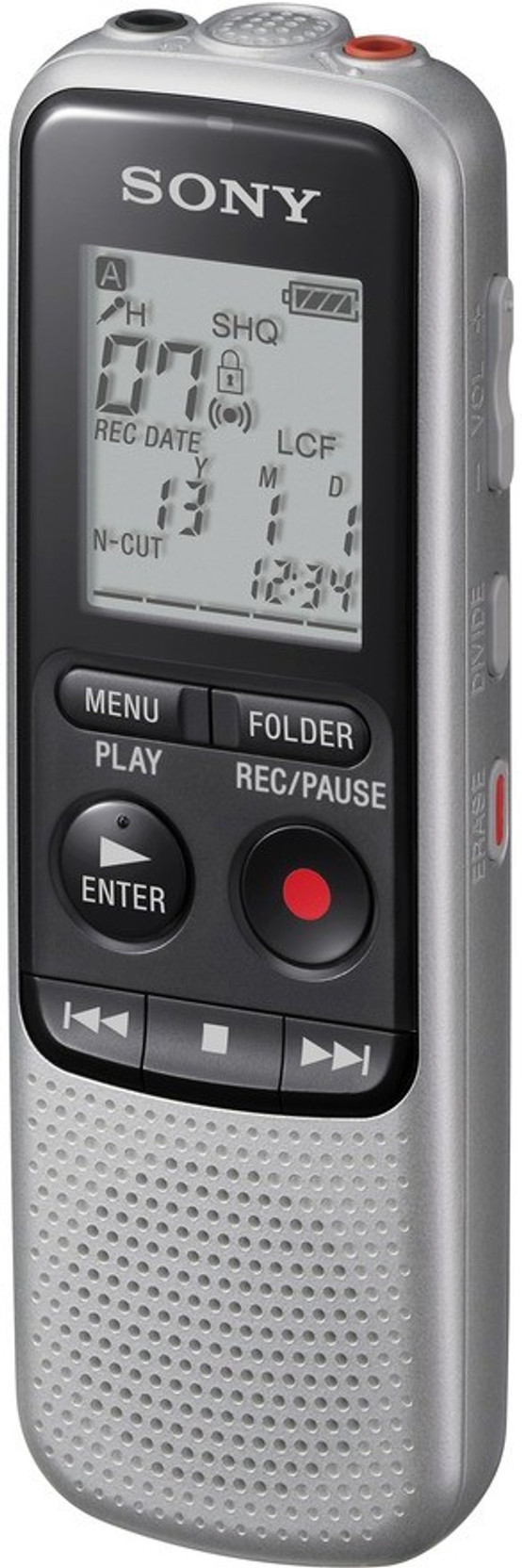 SONY ICD-BX140 4GB DIGITAL PORTABLE TRAVEL DICTAPHONE VOICE RECORDER SILVER