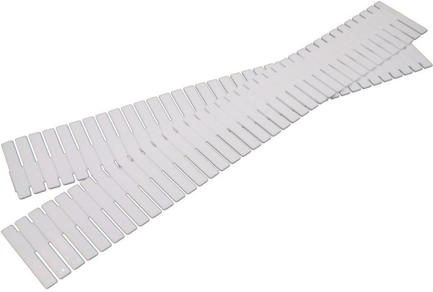 Insasta Adjustable Interlocking Plastic Closet Drawer Dividers