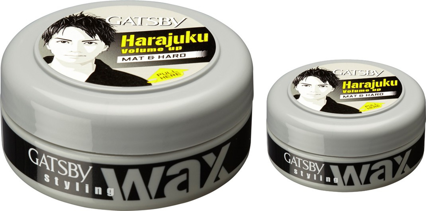 Gatsby Hair Styling Wax Mat Hard 75g 25g Home Travel Pack