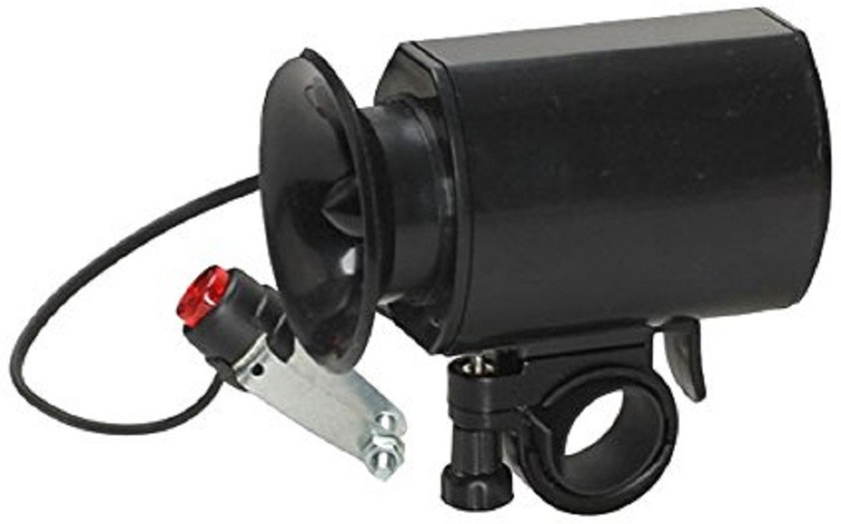 6 Alarm Sound Bike Bicycle Electric Horn Siren Bell with Mount Kit Black //ND
