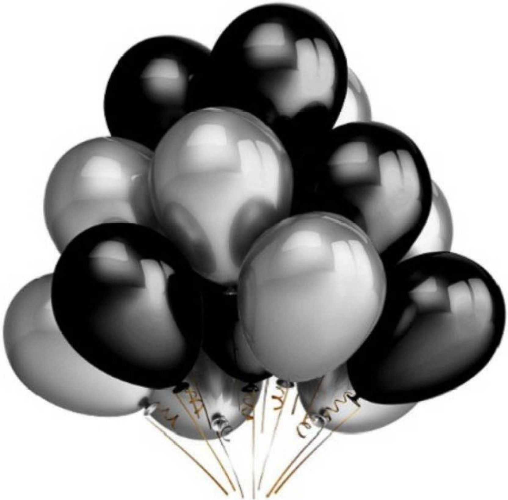 Flipkart Com Amfin Solid 10 Inch Pack Of 50 Metallic Balloons