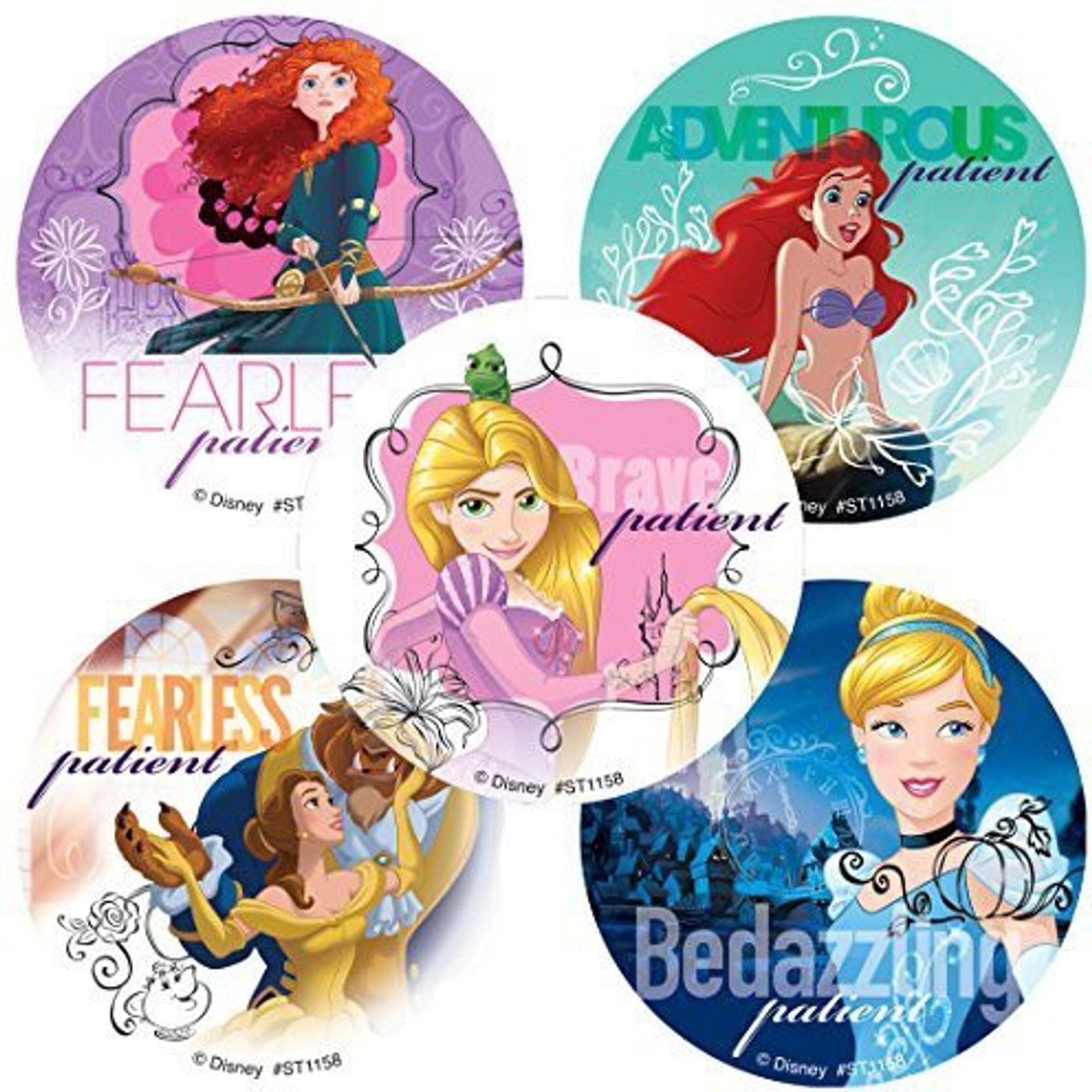 60 Disney Princess Sofia the First Mini Dot Stickers Party Favors Rewards