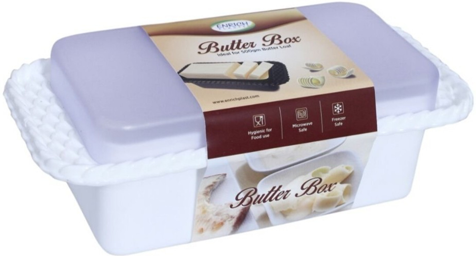 Epyz 500 Ml Plastic Microwave Safe Food Storage Er Box Bin Container Tiffin Bread Loaf Loaves With Lid Cover