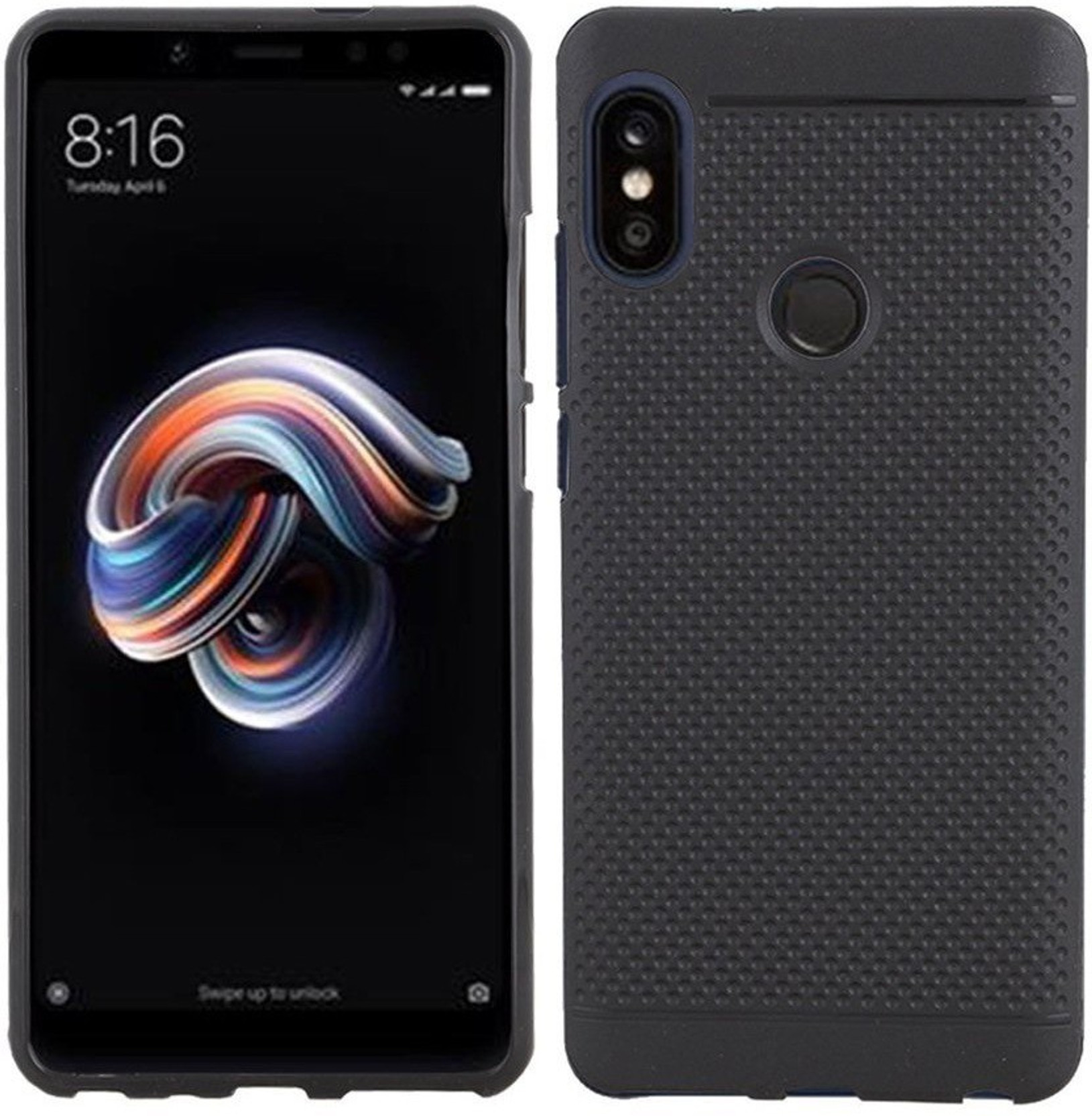 Nucosmo Back Cover For Mi Redmi Note 5 Pro Candy Tempered Glass Lenovo Phab Plus Dan