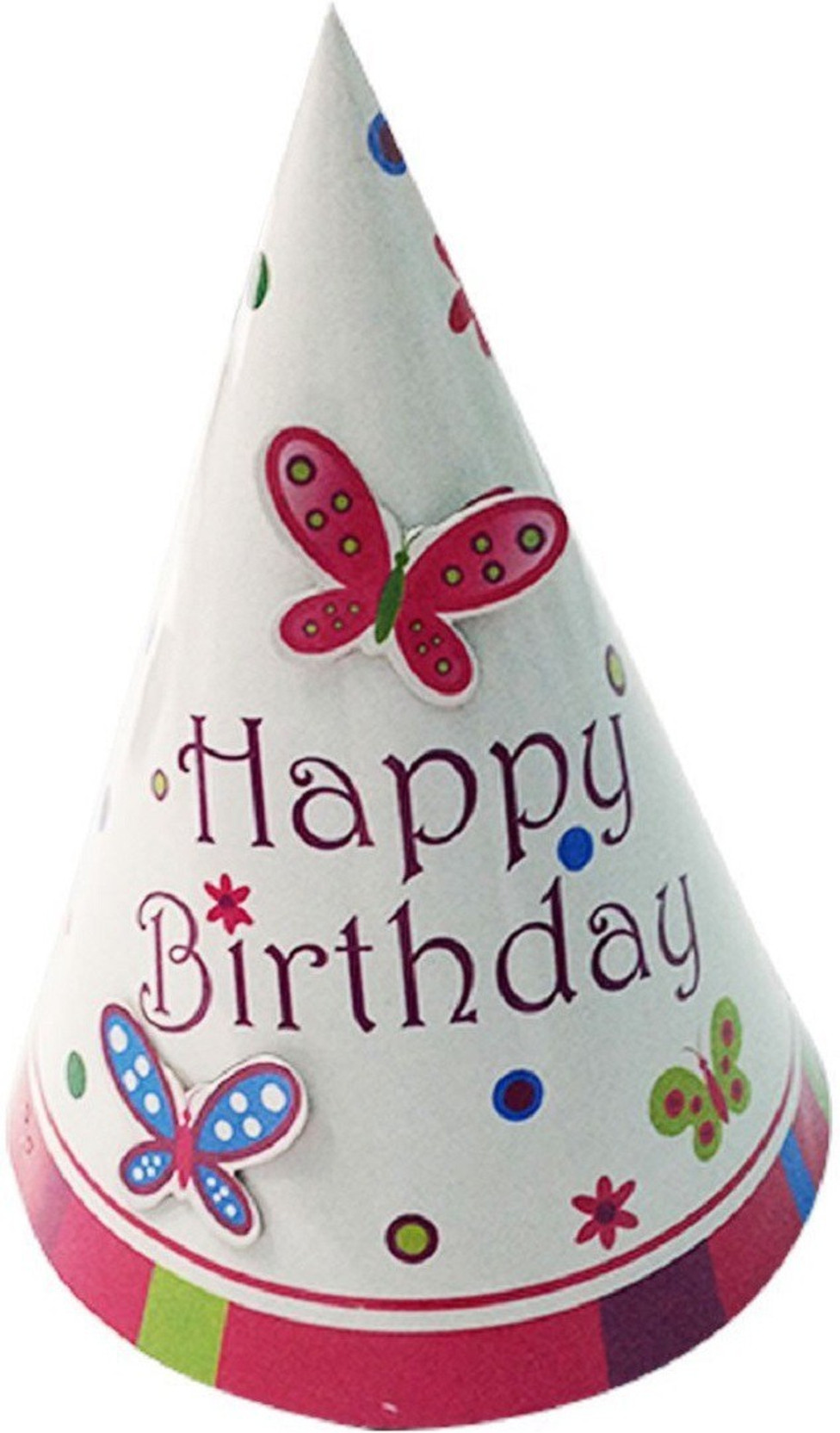 Party Propz White Happy Birthday Cap 1 Ml Price In India Buy