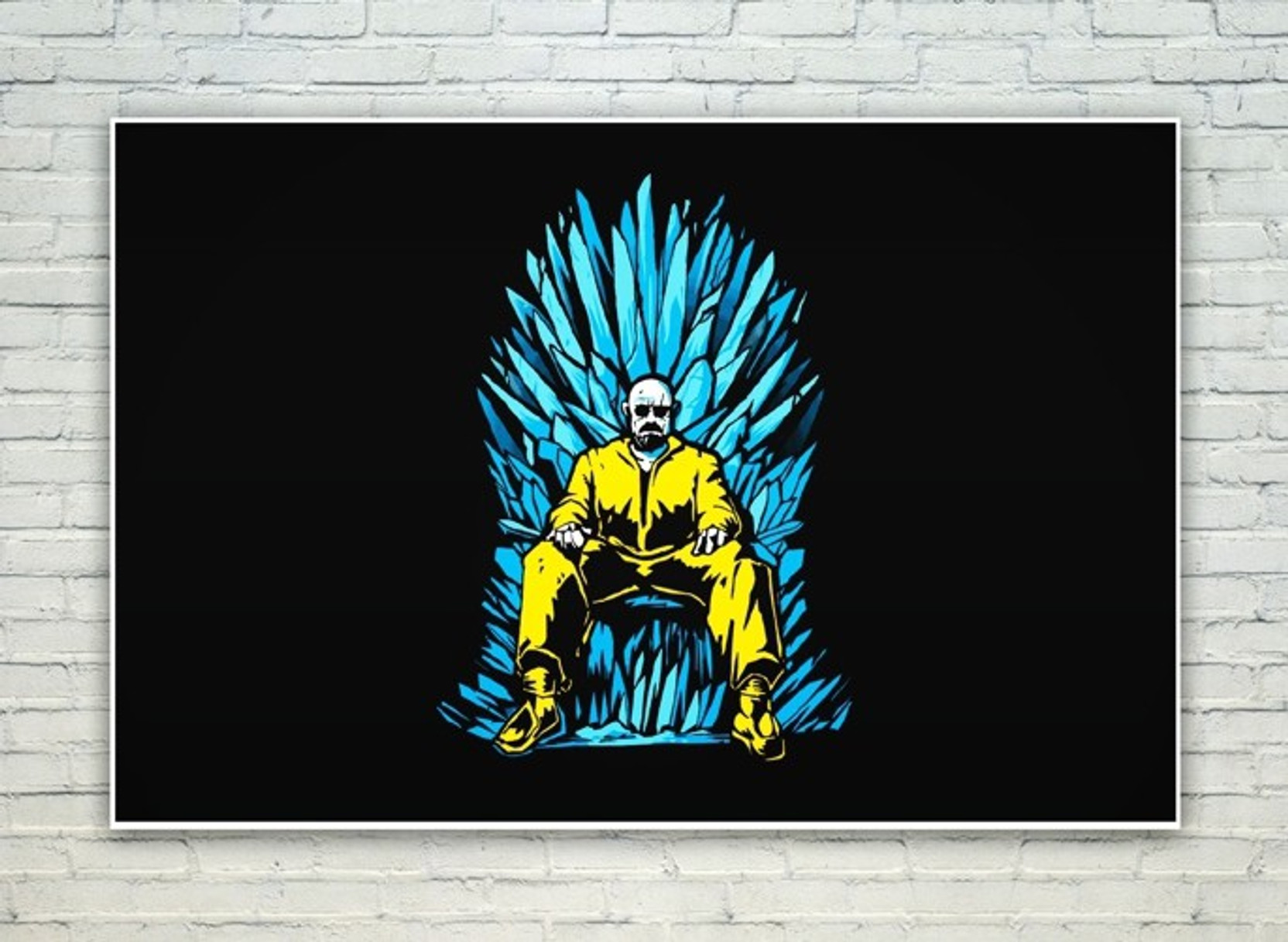 Posterskart Breaking Bad Walter White On Throne Poster Paper