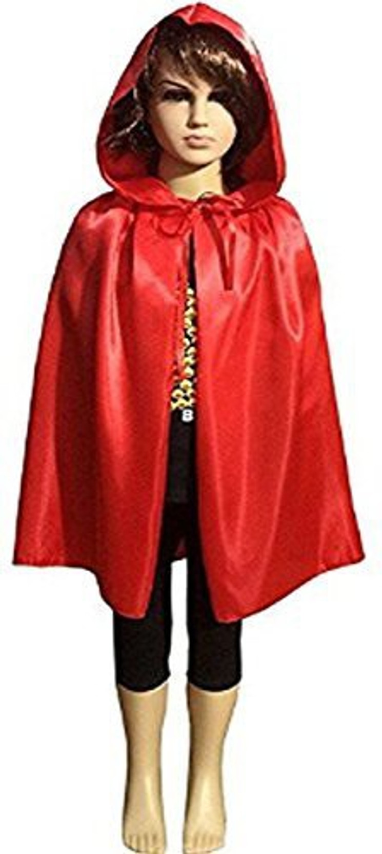 2 Pieces Unisex Hooded Cloak Long Hooded Cape Halloween Cosplay Cloak Cape for Halloween Costume