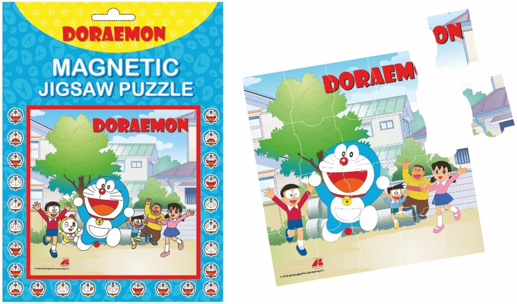 Doraemon Doraemon Magnetic Jigsaw Puzzle Cum Fridge Magnet