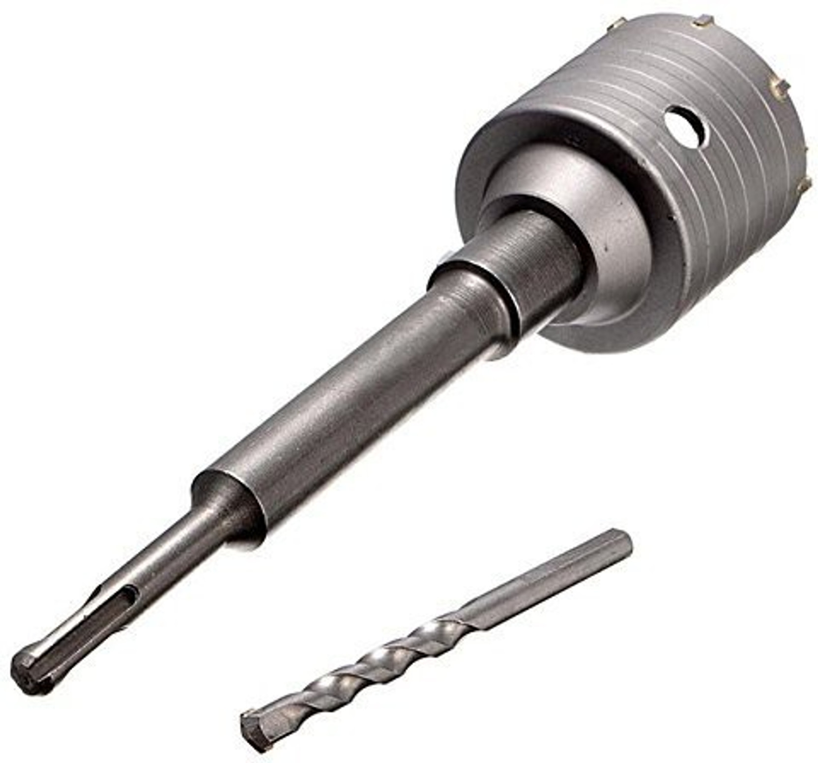 Tools Centre Sds Shank Concrete Wall Drill Bit Hole Saw Cutter 400 Mm Connecting Rod With Wrench For Brick Cement Stone Holesaw 65mm Dia