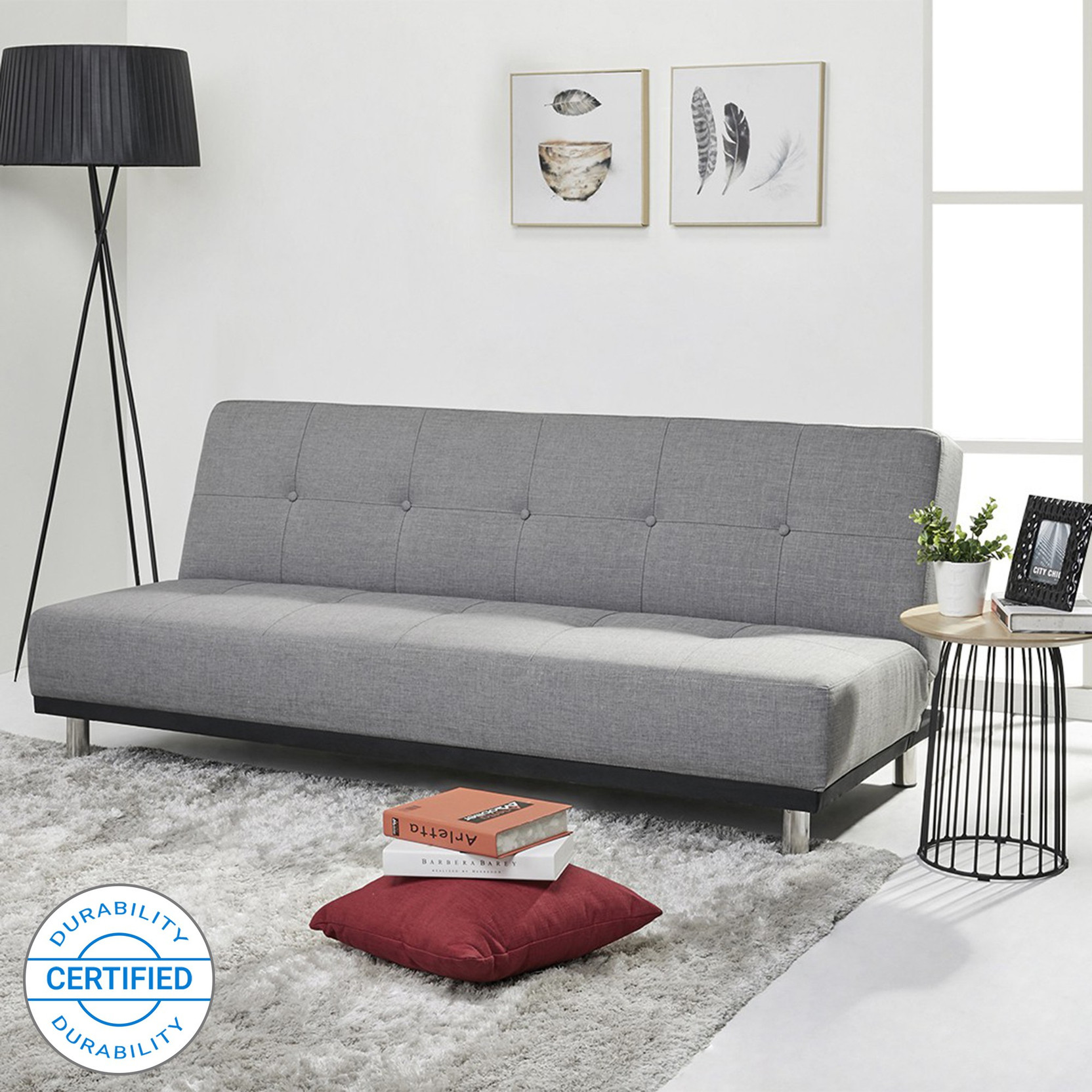 Perfect Homes By Flipkart Monarch Sofa Bed