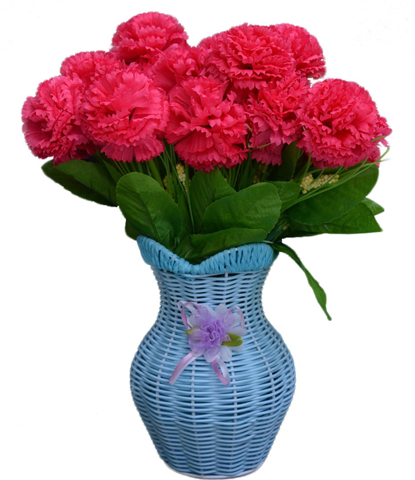 Sky Trends Artificial Flowers With Flower Pot Flower Vase For