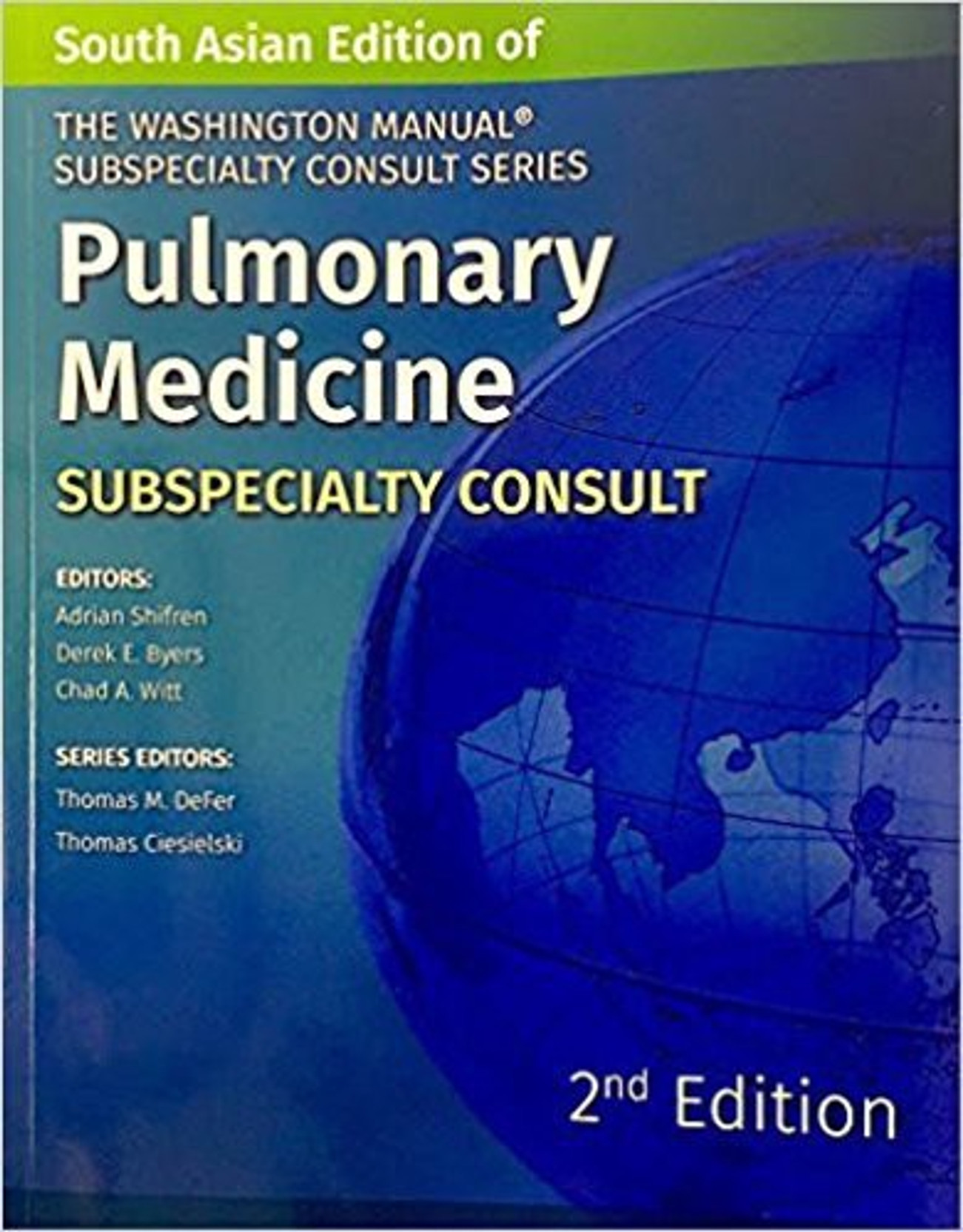 The Washington Manual Pulmonary Medicine Subspecialty Consult - 2E. ADD TO CART