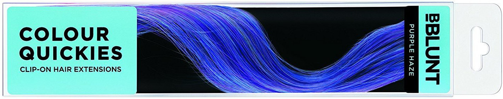 Bblunt Colour Quickies Clip On Extension Purple Haze Hair