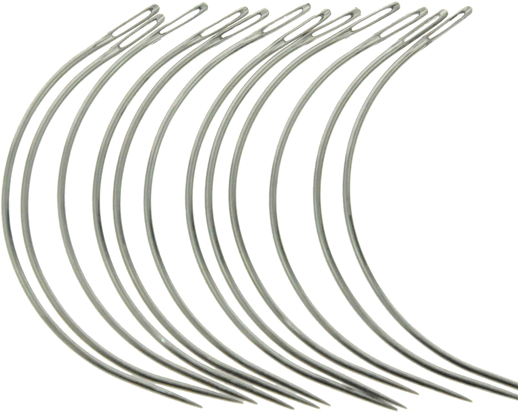 Pony Curved Mattress Upholstery Hair Weaving Needles 25pcs In One