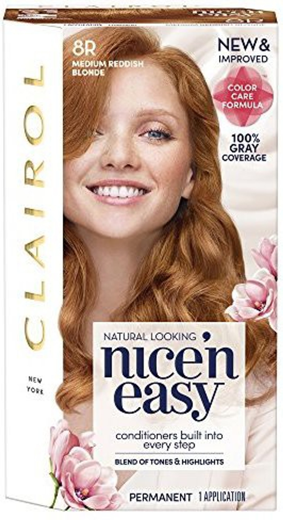 Clairol Nicen Easy 8r Medium Reddish Blonde Permanent Hair Color 1