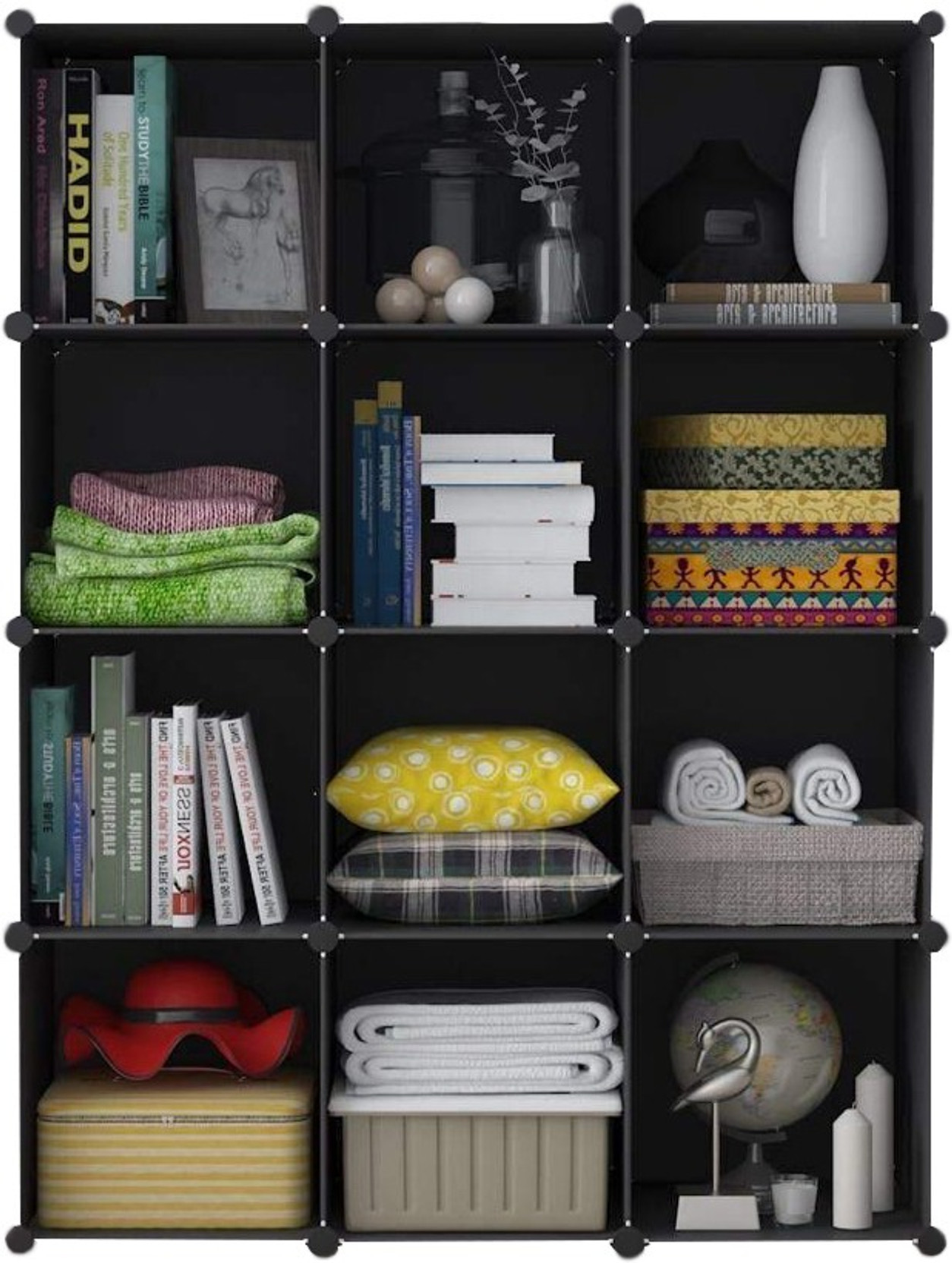 House Of Quirk 12 Cube Diy Shoe Rack Storage Drawer Unit Multi Use