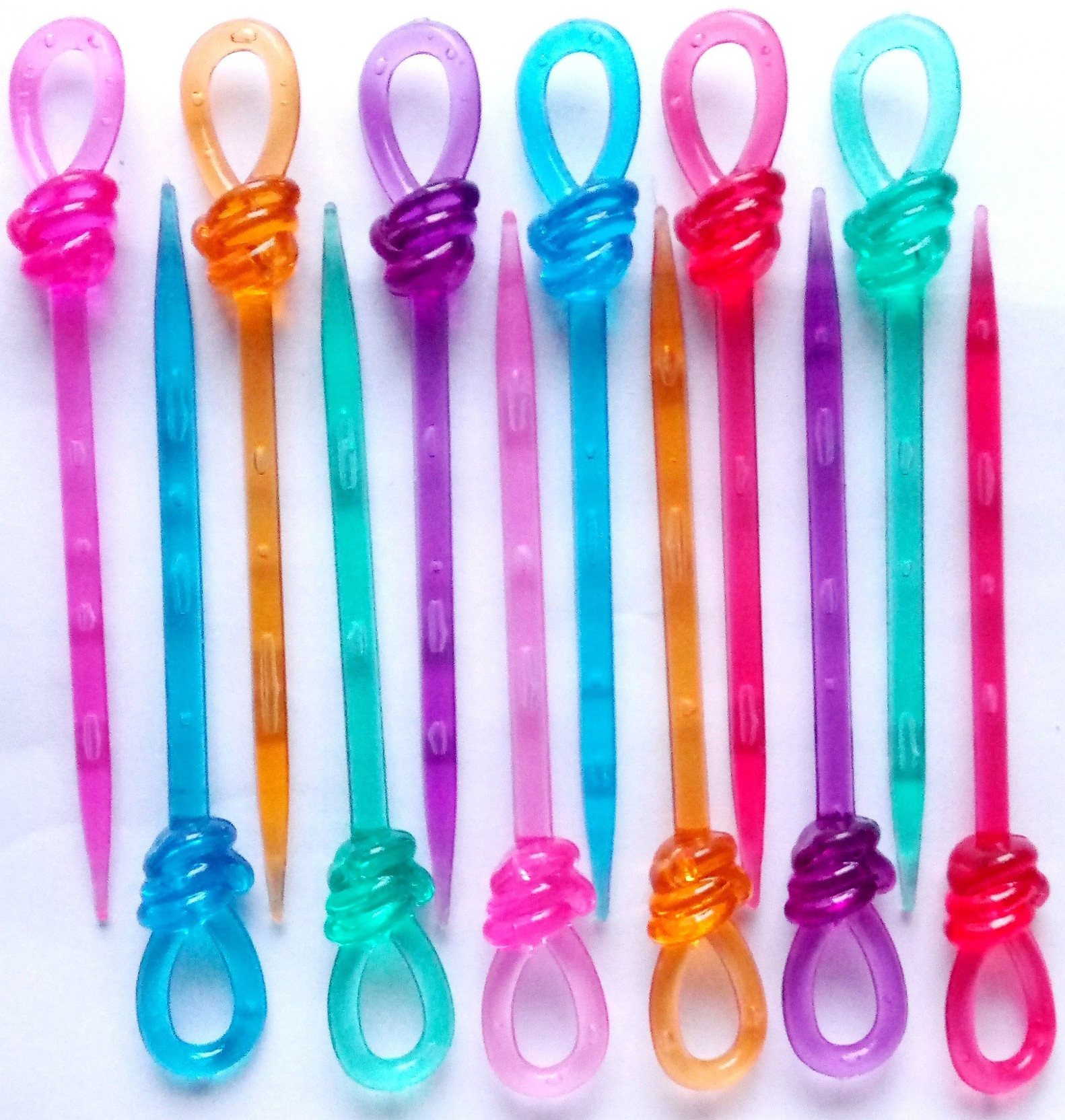 Sj Collection Multicolor Hair Juda Bun Sticks Pack Of 12 Bun Stick