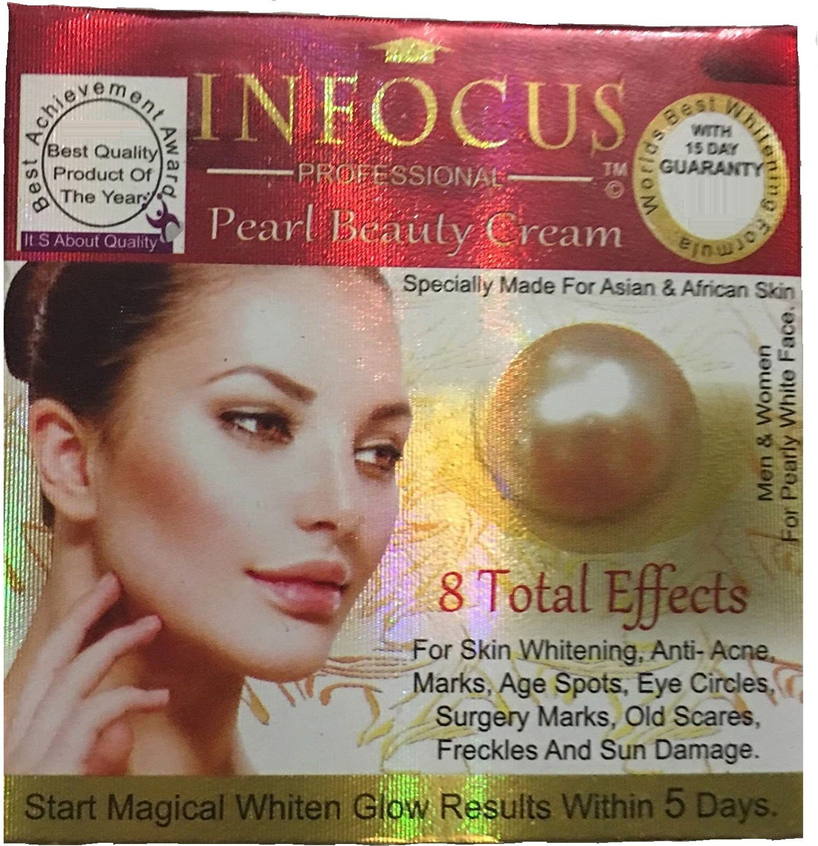 Infocus Pearl Beauty Whitening Cream 100 Original Pakistan Brand