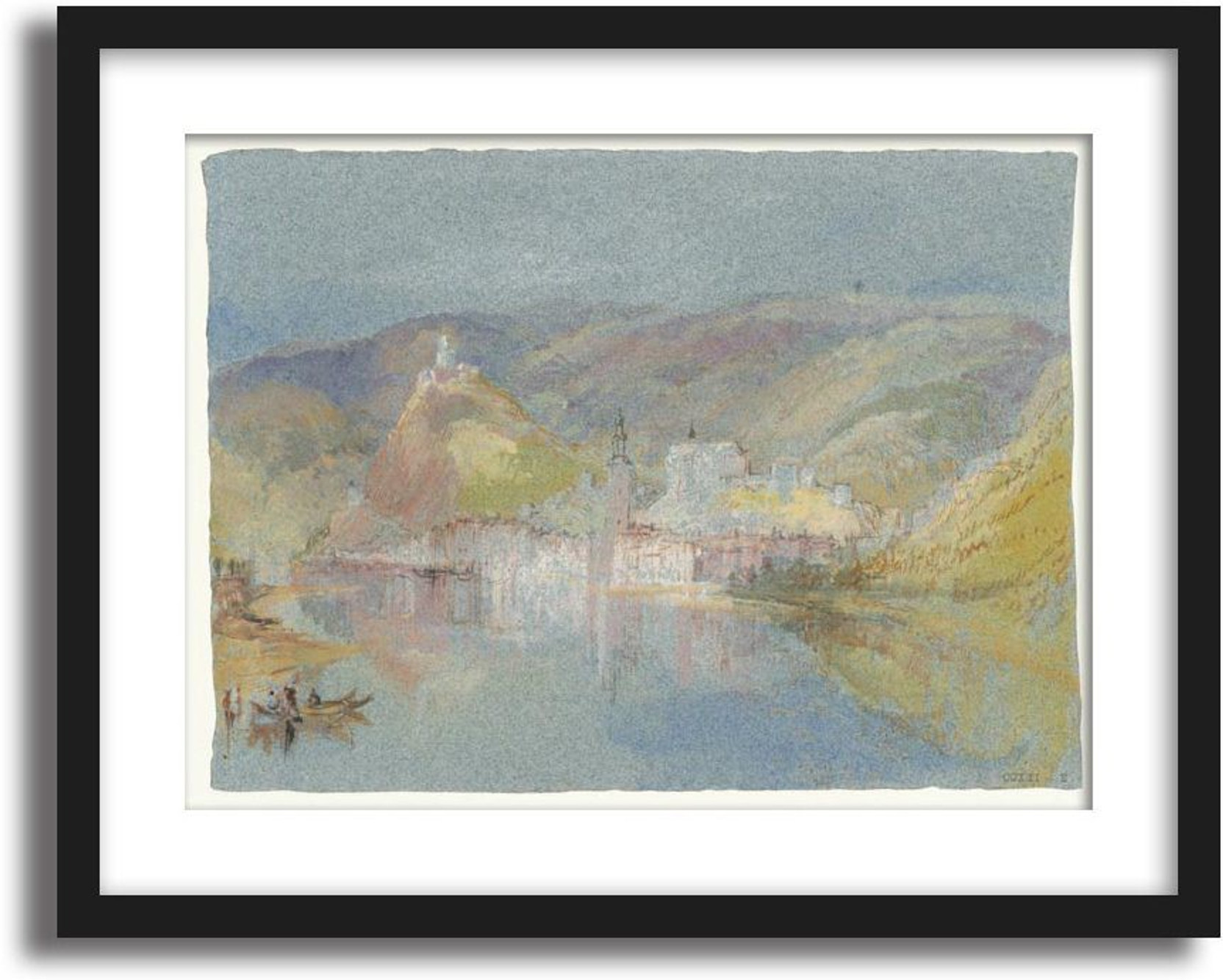 Artcentral Cochem From The North 1839 Painting By Jmw Turner