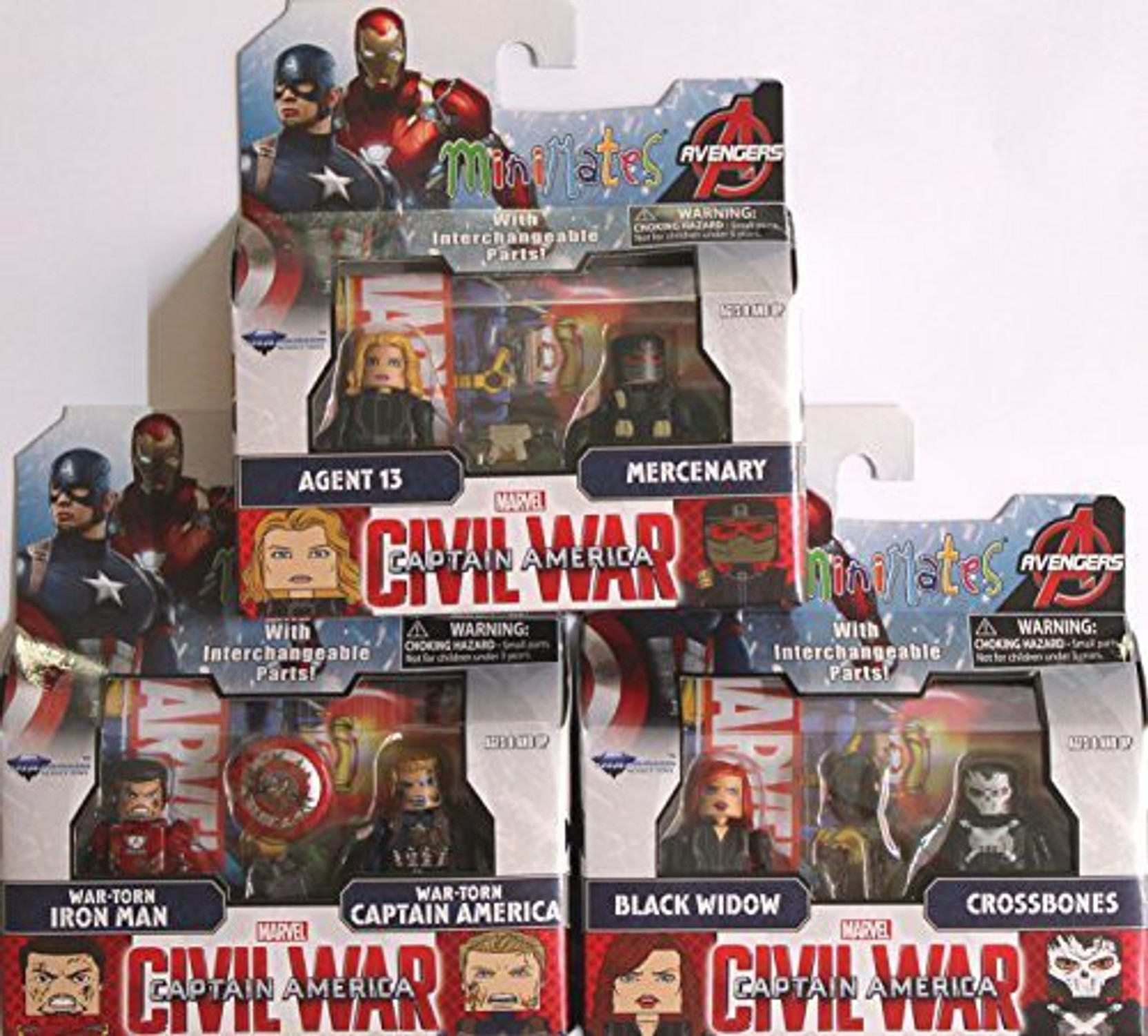 Marvel Minimates Series 67 Captain America Civil War Movie War-Torn Iron Man