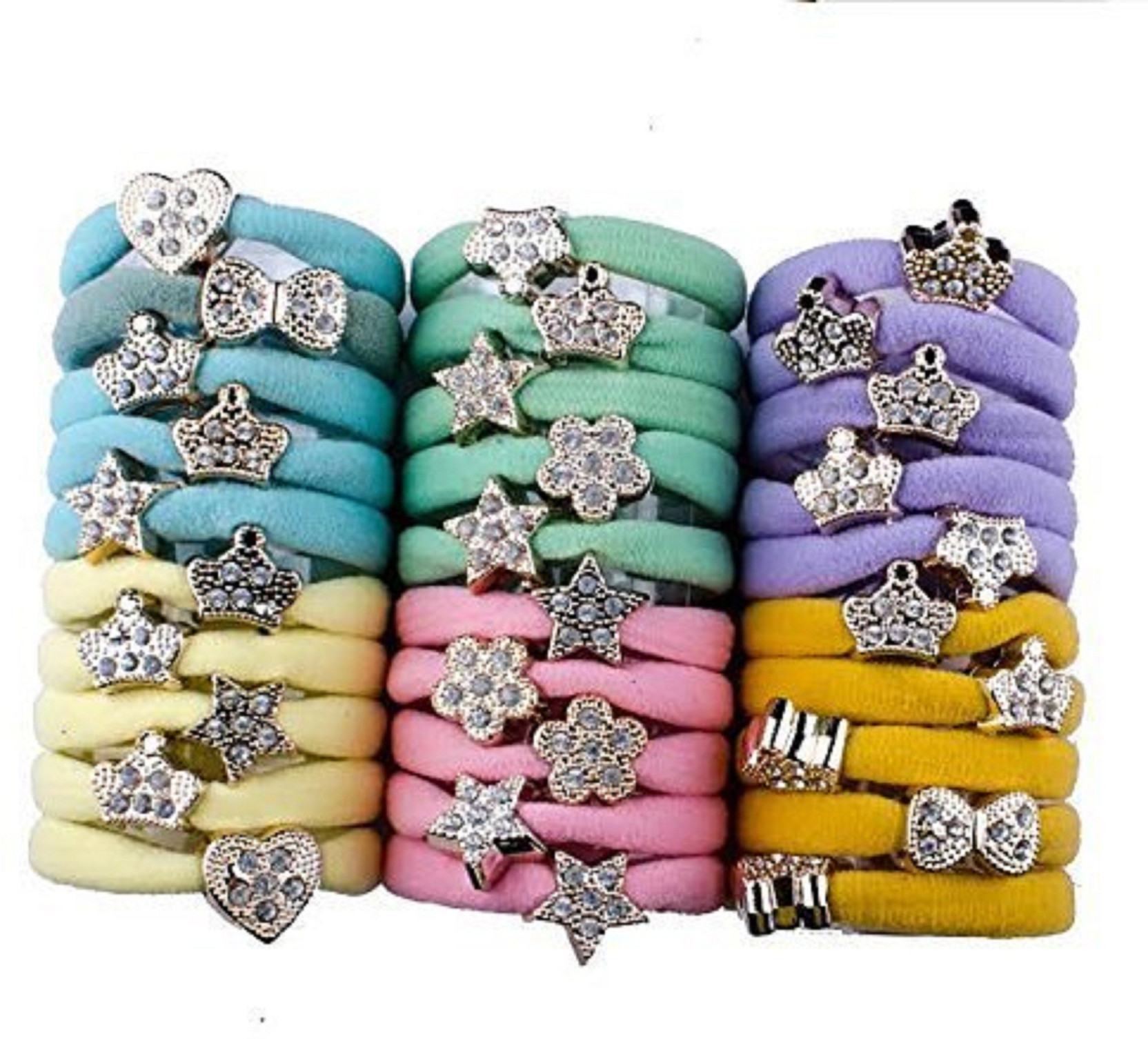 Ekan Hair Rubber Bands For Women Fancy Ponytail Holder For Women