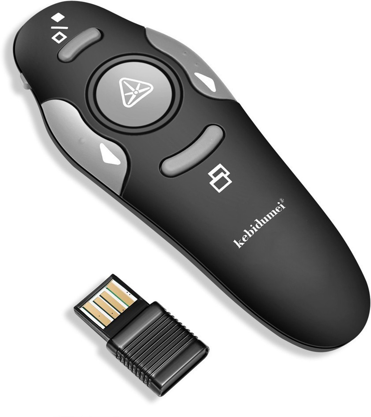 Wireless USB Presentation RF 2.4GHz Remote Presenter//Clicker with Laser Pointer