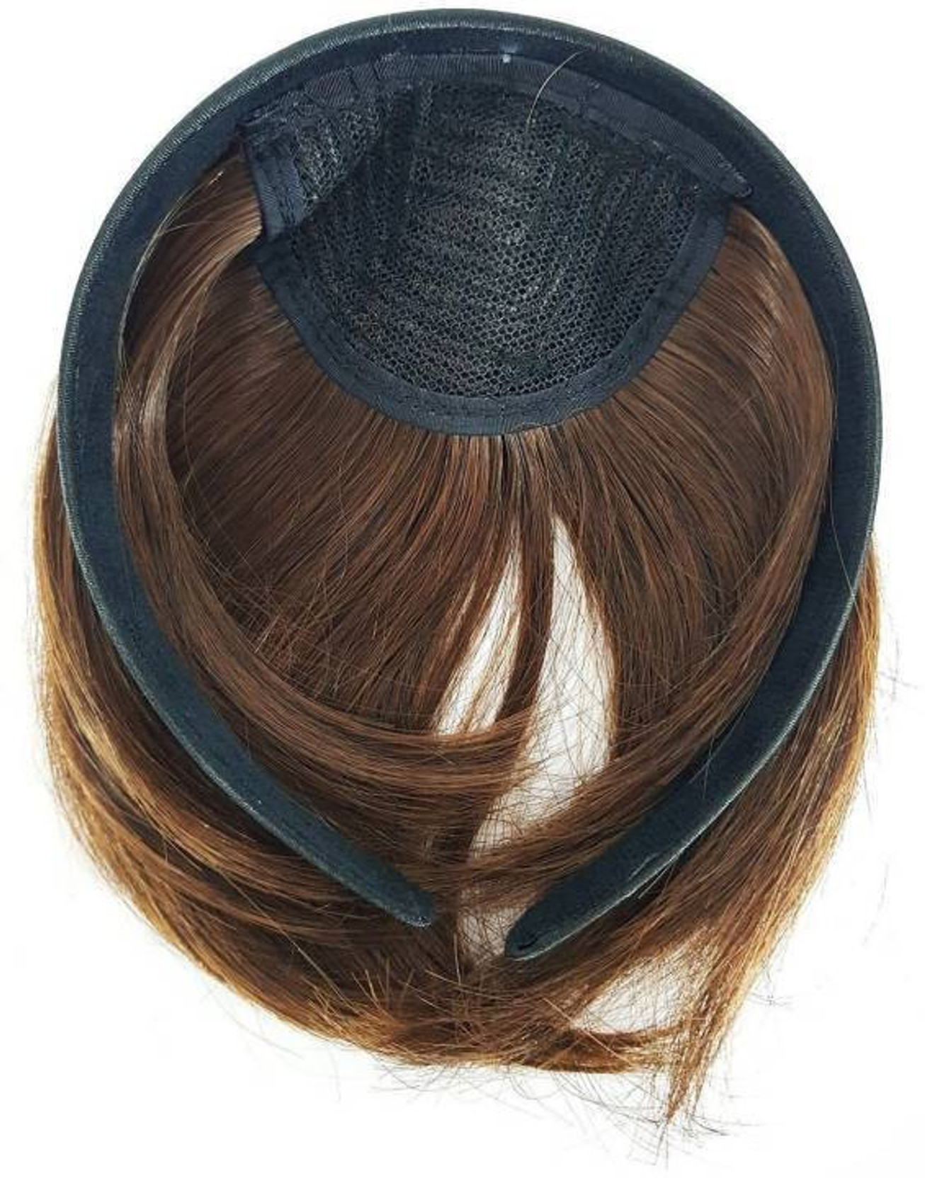 Inaaya Synthetic Pieces Front Fringe Extensions For Women Light