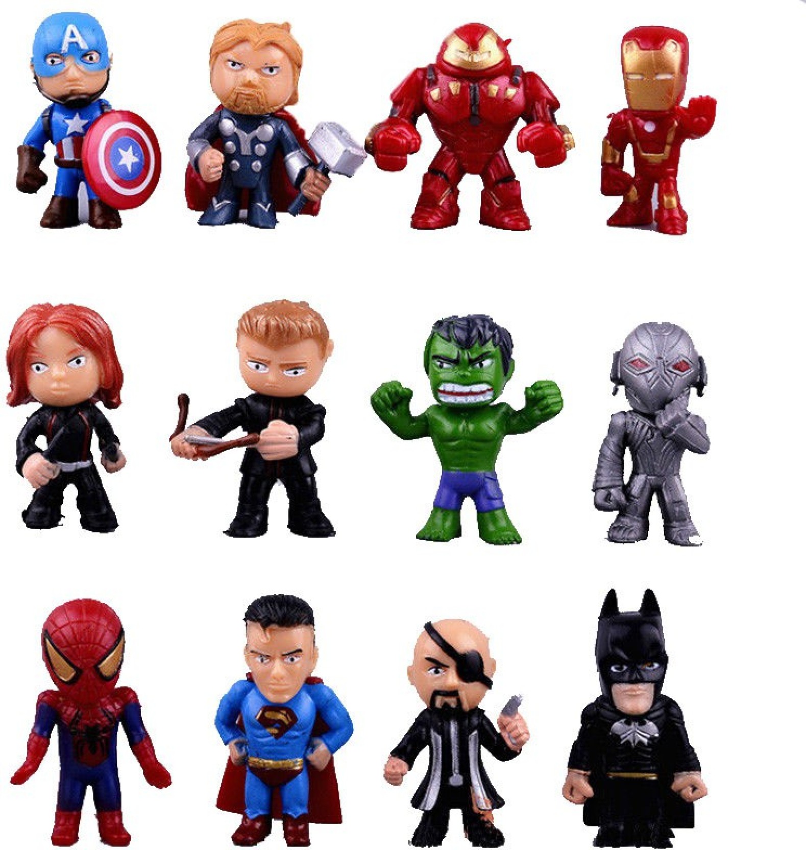 12" Marvel Comics Avengers War Machine Figure Iron Man Action Toys Collection