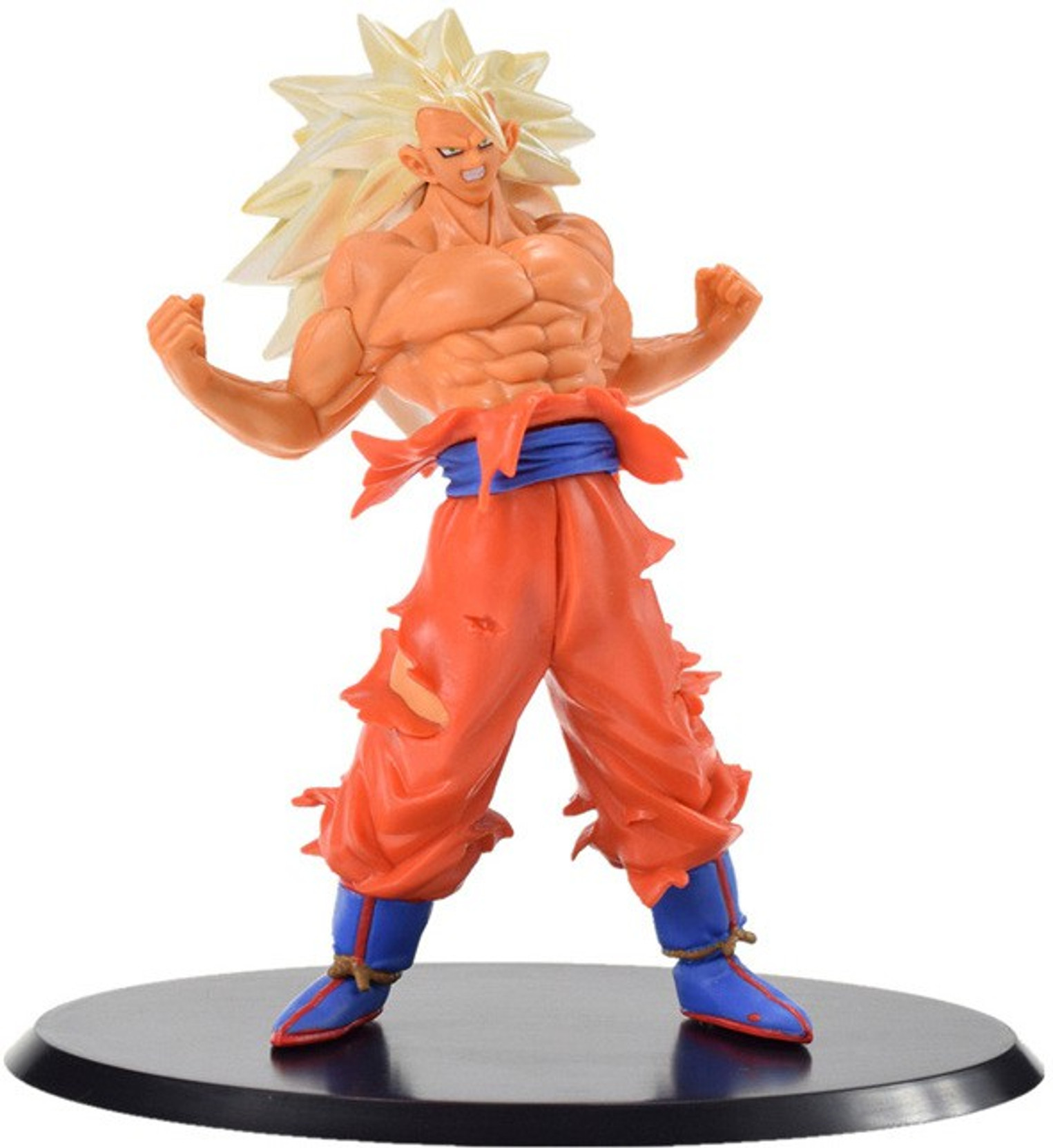Toy Mela Dbz Dragon Ball Z Ss3 Goku Super Saiyan 3 White Hair