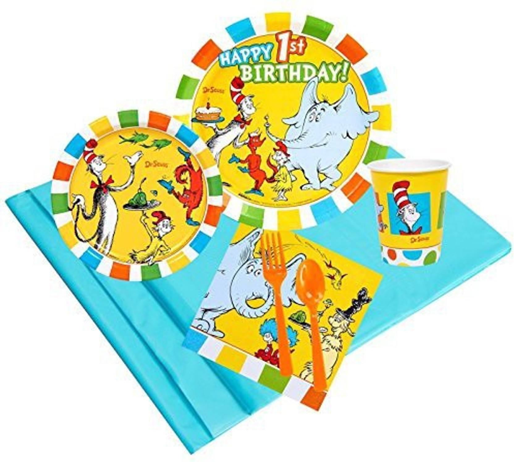 Birthday Express Dr Seuss 1st Birthday Party Supplies Party Pack