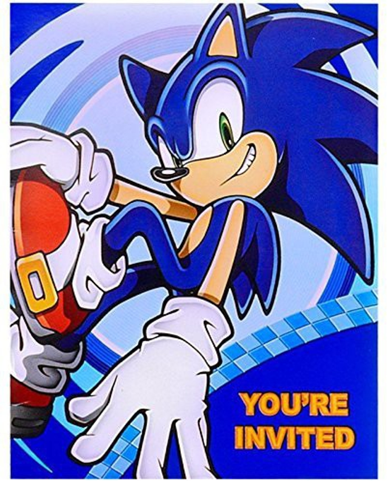 Birthday Express Sonic The Hedgehog Party Supplies Invitations