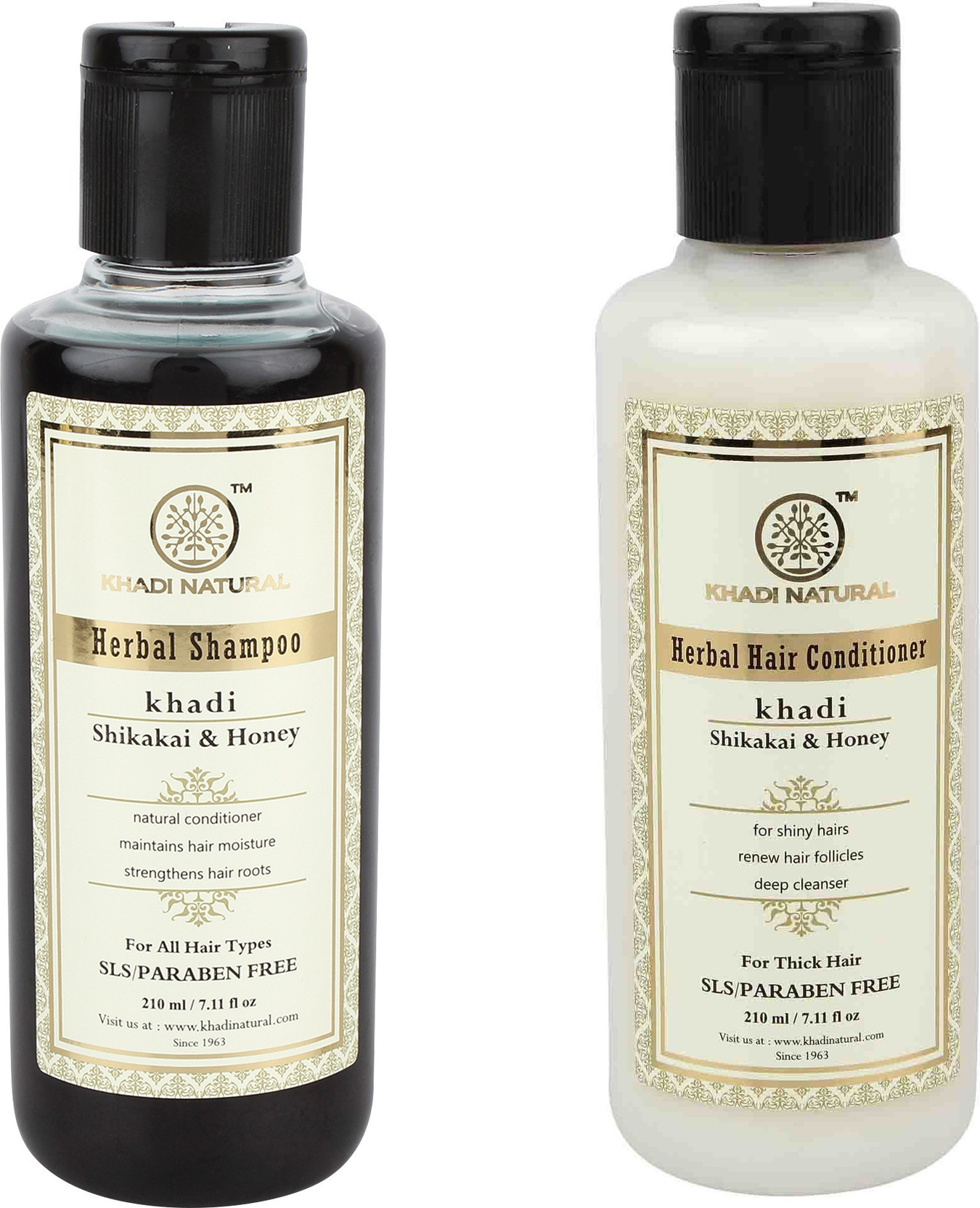 Khadi Natural Shikakai Honey Sls Shampoo And Conditioner Price In