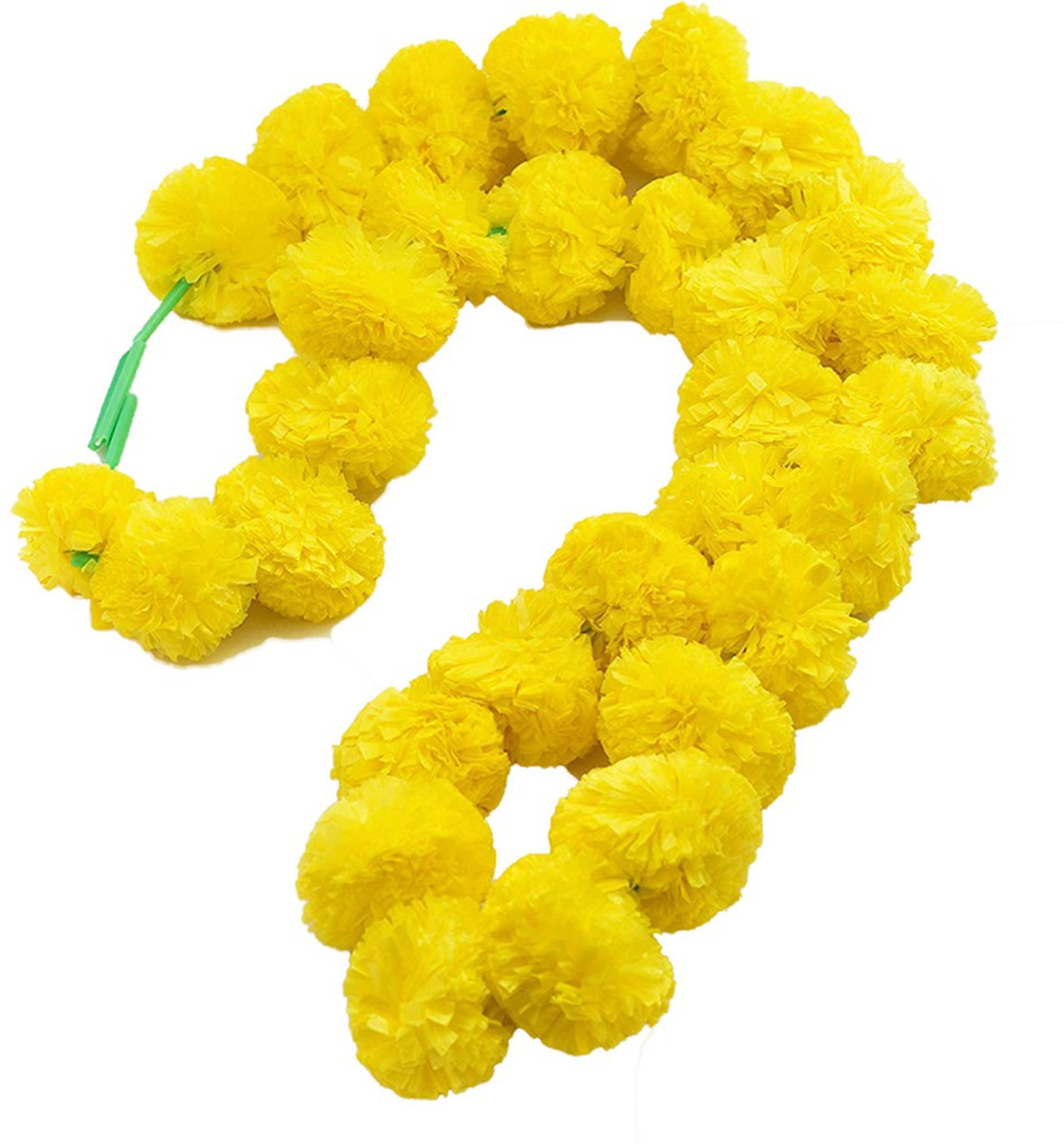 Phool Mala Artificial Flowers Marigold for Home Decoration Free Shipping