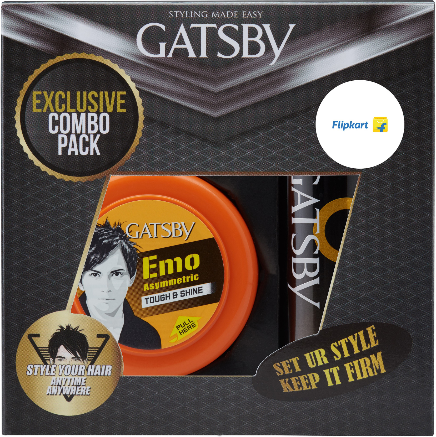 Gatsby Hair Styling Wax Tough Shine 75g With Set Keep Hair