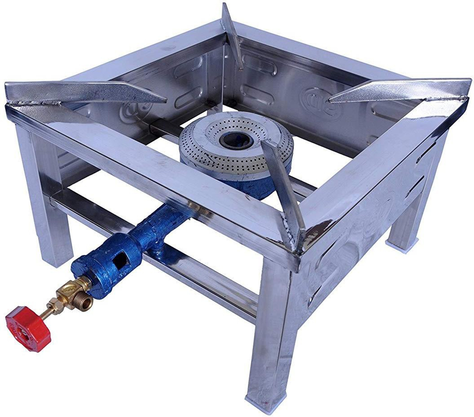 Cay Single Burner Gas Stove Square 10 10 Stainless Steel Perfect