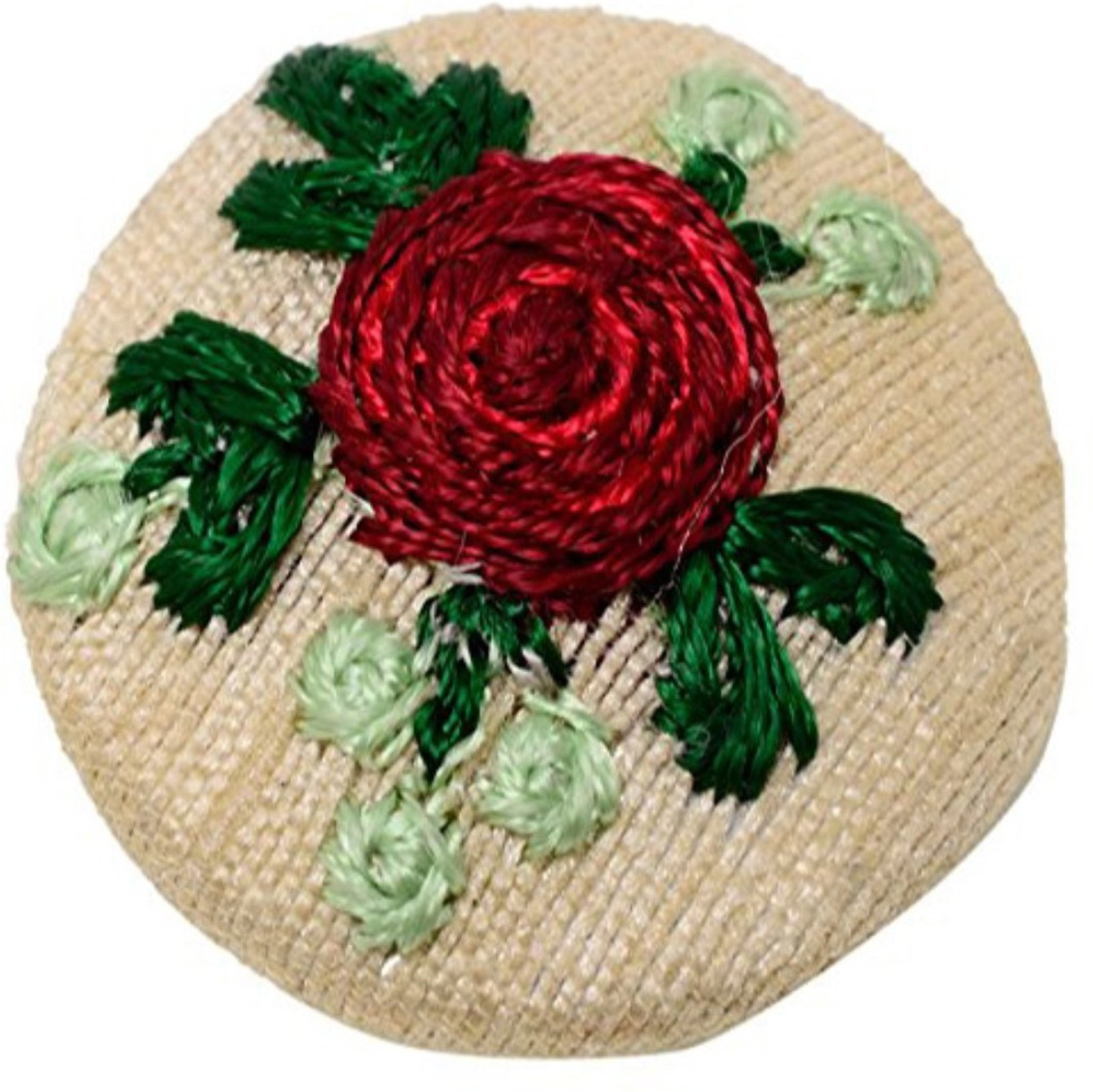 50 Round Pretty buttons floral