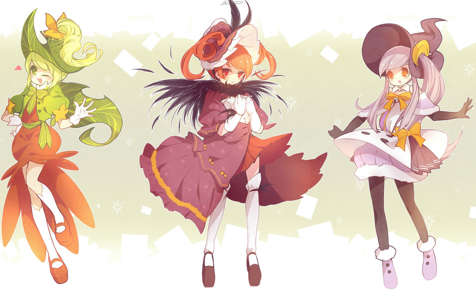 Athah Anime Original Fantasy Girl Skirt Long Hair Short Hair
