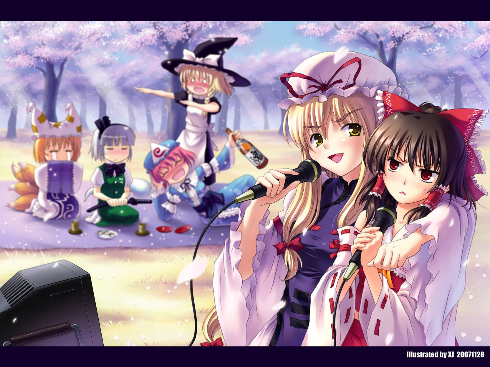 Athah Anime Touhou Reimu Hakurei Marisa Kirisame Youmu