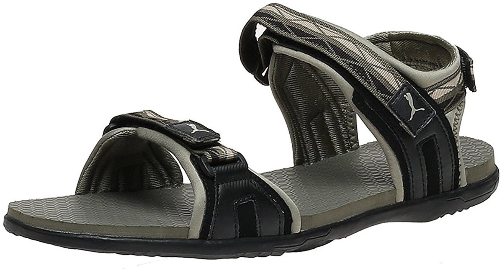 puma men grey sandals