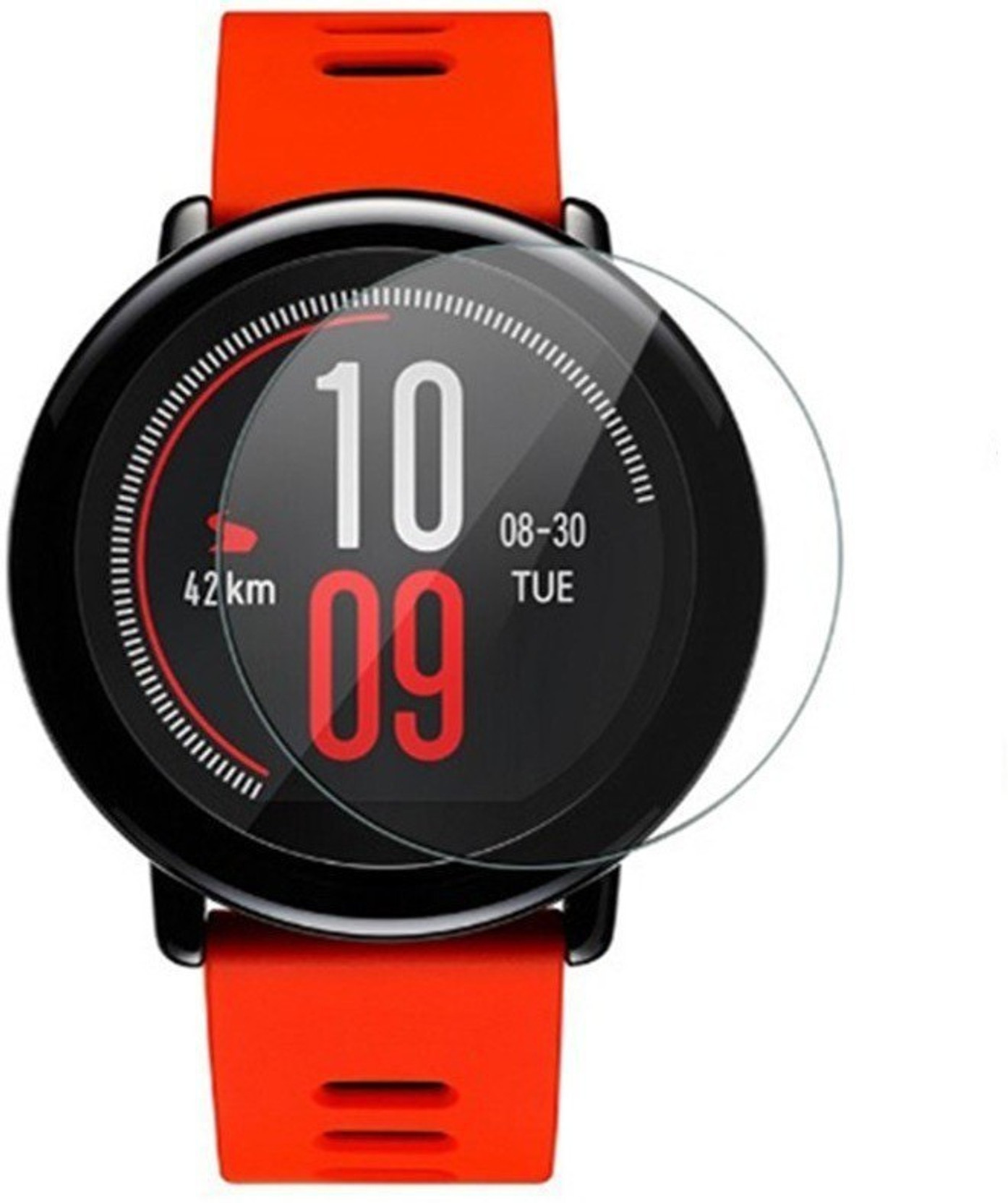 Acutas Tempered Glass Guard For Xiaomi Amazfit Sports Watch Huami Bip Smartwatch International English Version With