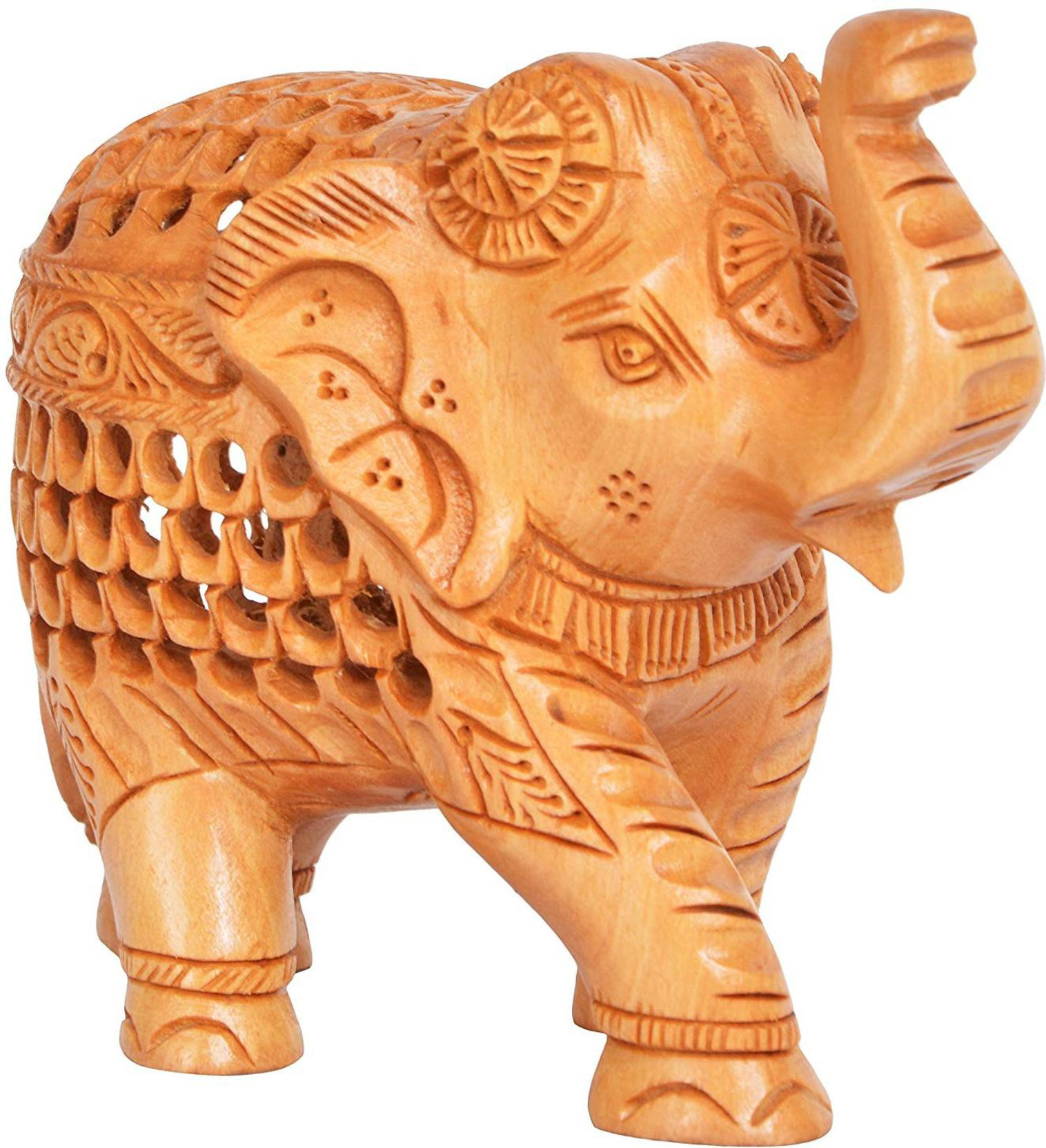 Ramani Wooden Handicraft Home Decor Elephant Showpiece Rajasthani