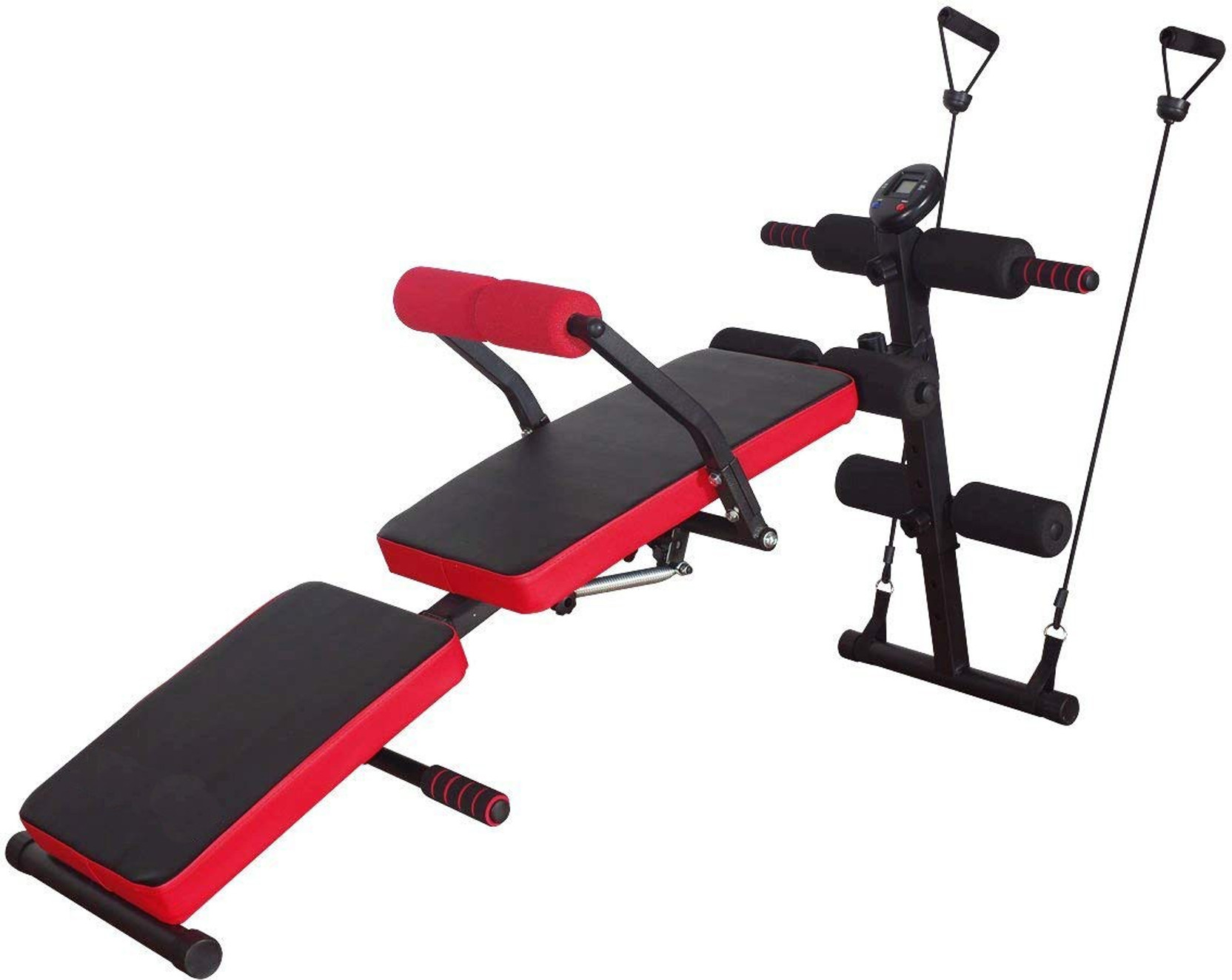 Iris Fitness Sit Up Adjustable Bench With Waist Back Support And
