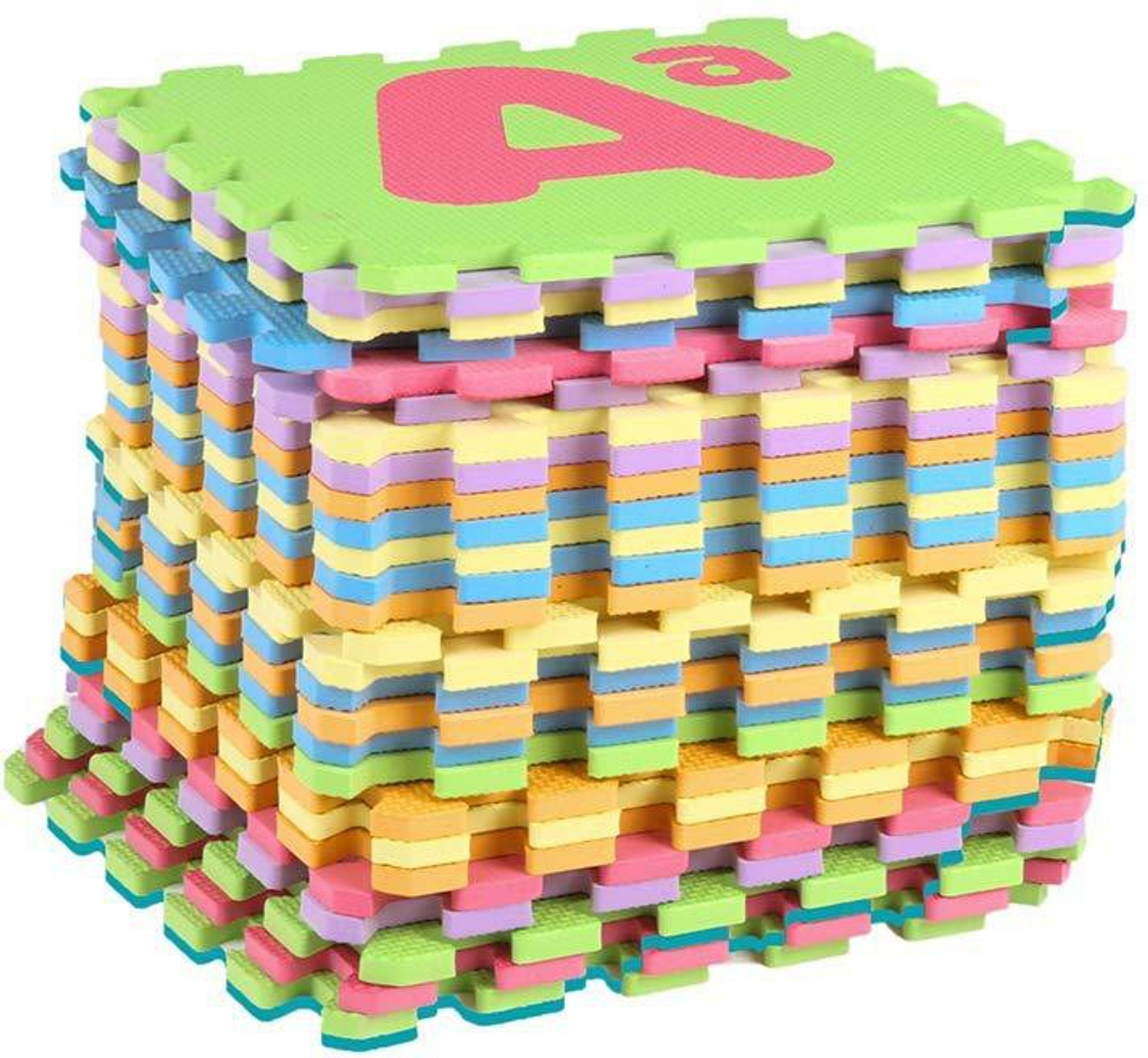 Baybee Non Toxic Alphabet Puzzle Mat Toddlers Baby Push Car