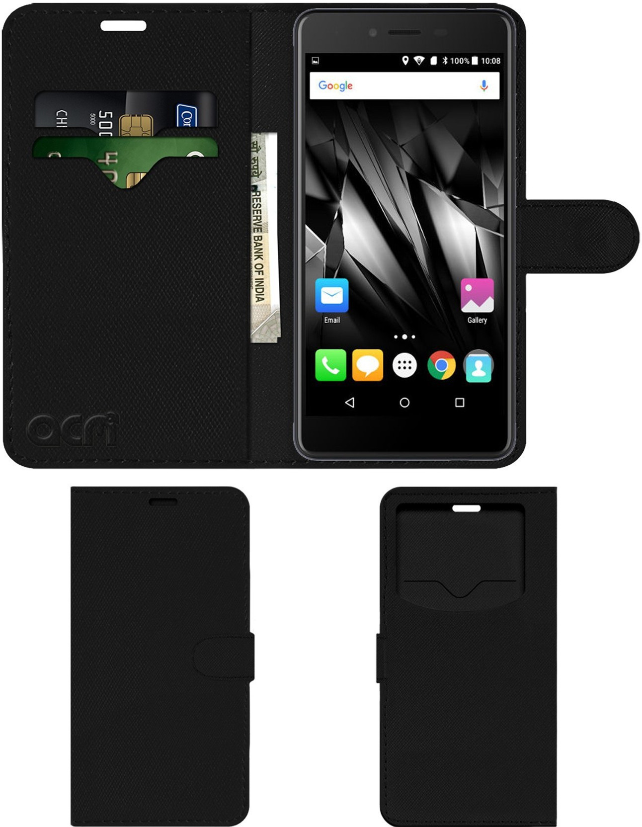 Acm Flip Cover For Micromax Canvas Evok E483 Acm Flipkart Com