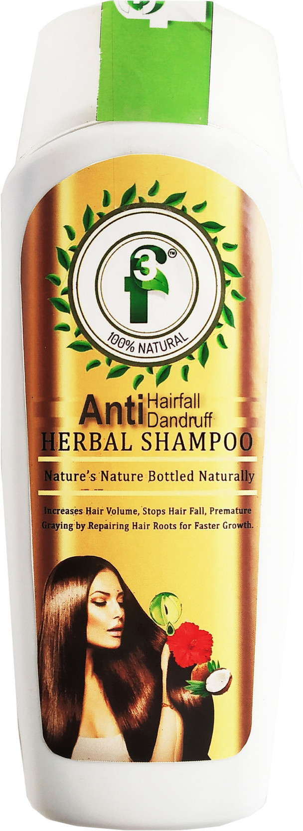 3f Effective Anti Hair Fall Anti Dandruff Natural Herbal Shampoo