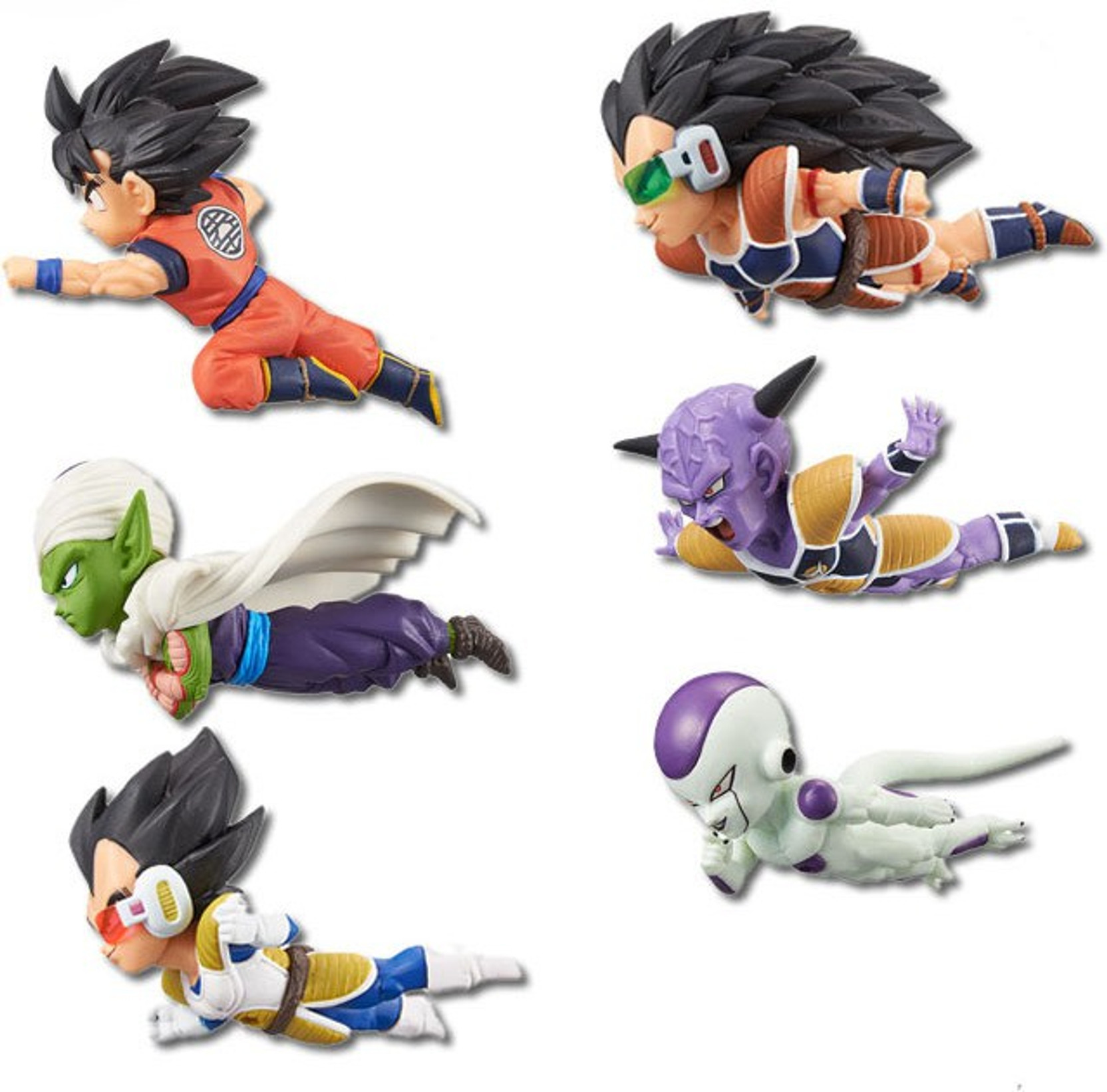 Japanese Cartoon Characters Goku 6pcs Dragonball Z Anime Character Goku Piccolo Action Figure Toy Model Set Japanese Anime Collectables Animation Collectables 6pcs dragonball z anime character goku