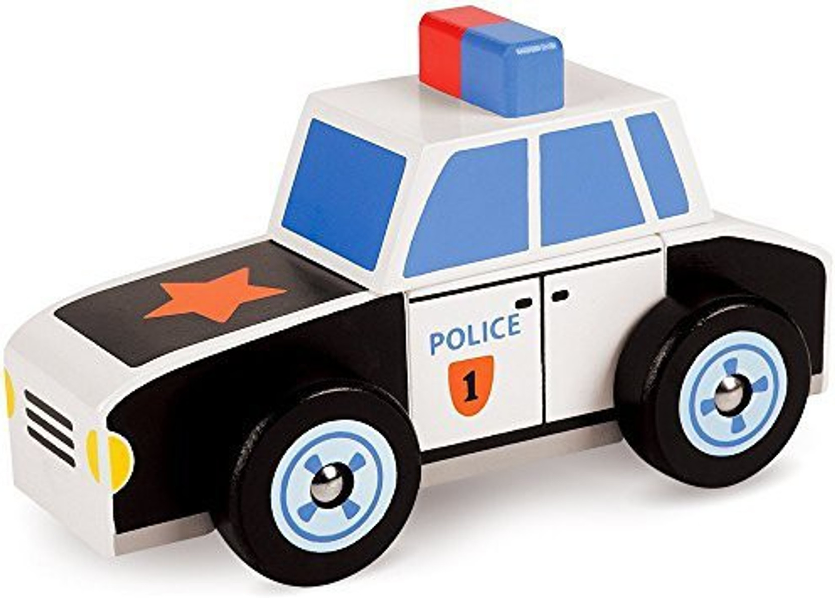 Genrc By Imagination Generation Toy Toddler Wooden Wonders Police Genrc By Imagination Generation Toy Toddler Wooden Wonders Police Car Puzzle Take Apart Kids Building Kit Multicolor