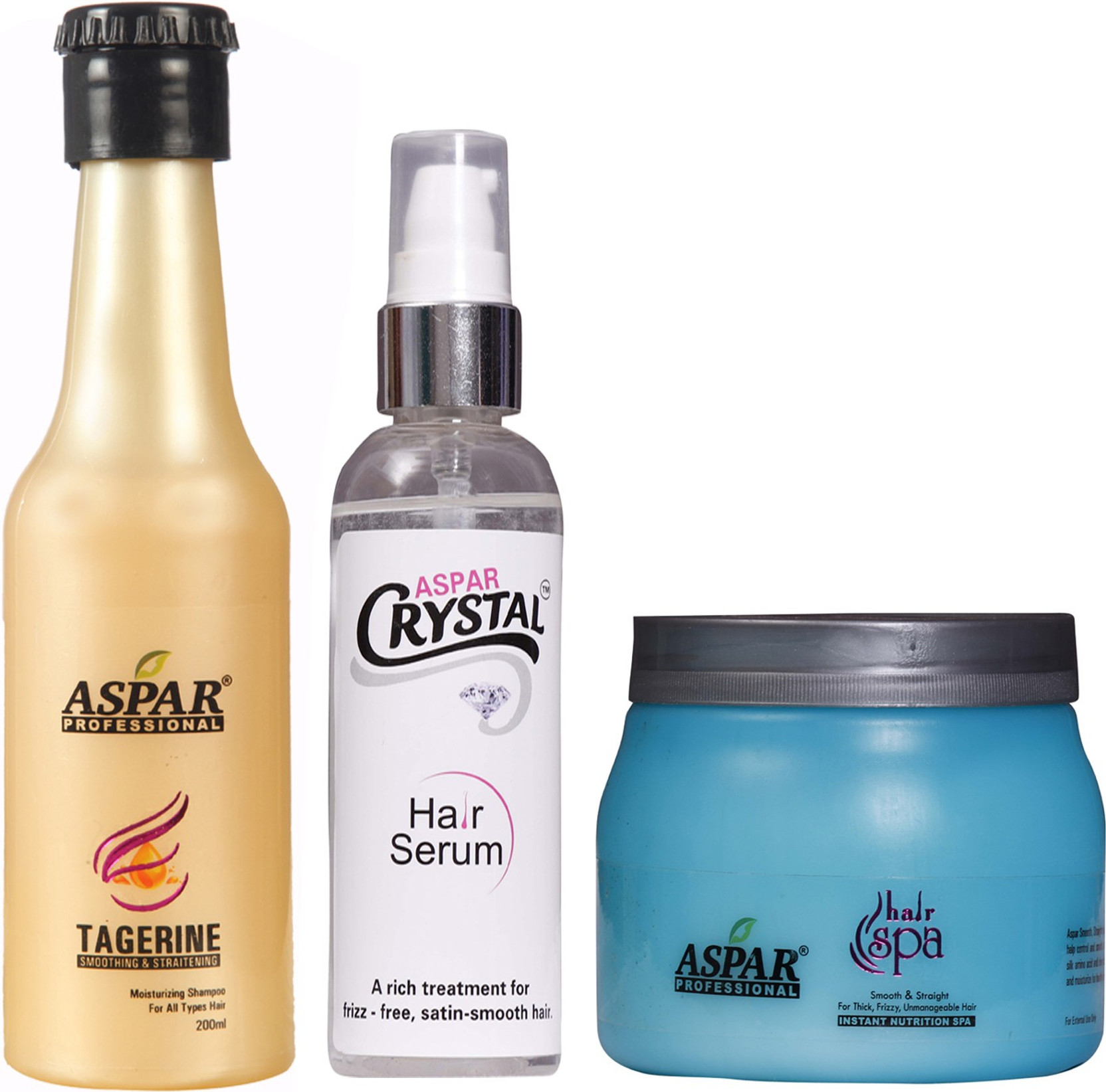 Aspar Professional Moisturizing Tagerine Shampoo Hair Serum